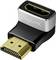 Adapter HDMI, wtyk-gniazdo, ze złoconymi stykami, marki LogiLink.
