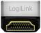 Adapter z wyjściem HDMI, nazwa marki 'LogiLink', widoczny na górnej powierzchni.