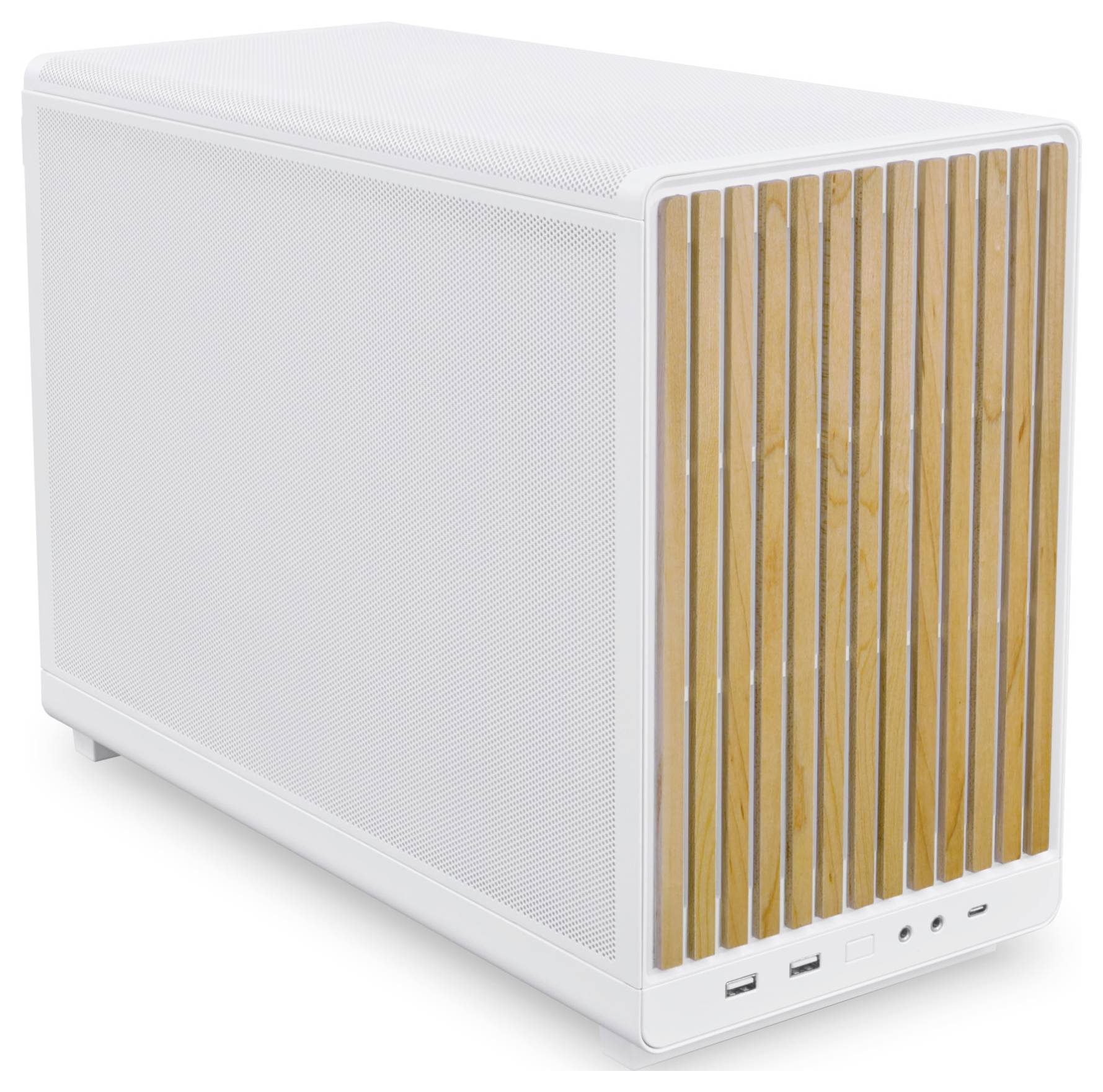 Корпус для ПК Lian Li Lian Li DAN Cases A3-mATX Wood Edition, Micro-ATX - Buche, білий корпус Micro Tower, ігровий корпус, корпус