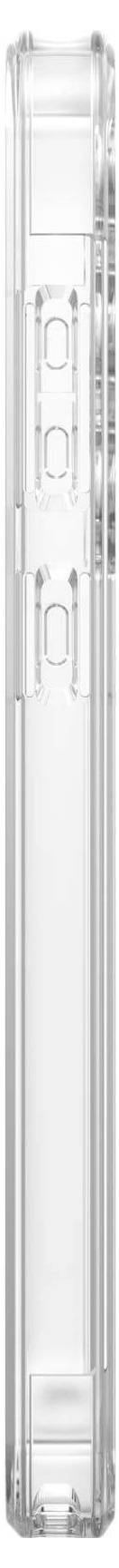 Przezroczysta obudowa do prostokątnego urządzenia elektronicznego. Widoczne wycięcia na przyciski oraz wzmocnione rogi zapewniające dodatkową ochronę.