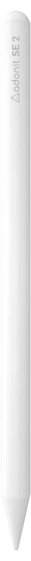 Biały, smukły rysik z precyzyjnym zakończeniem, idealny do dokładnych interakcji z ekranem dotykowym.