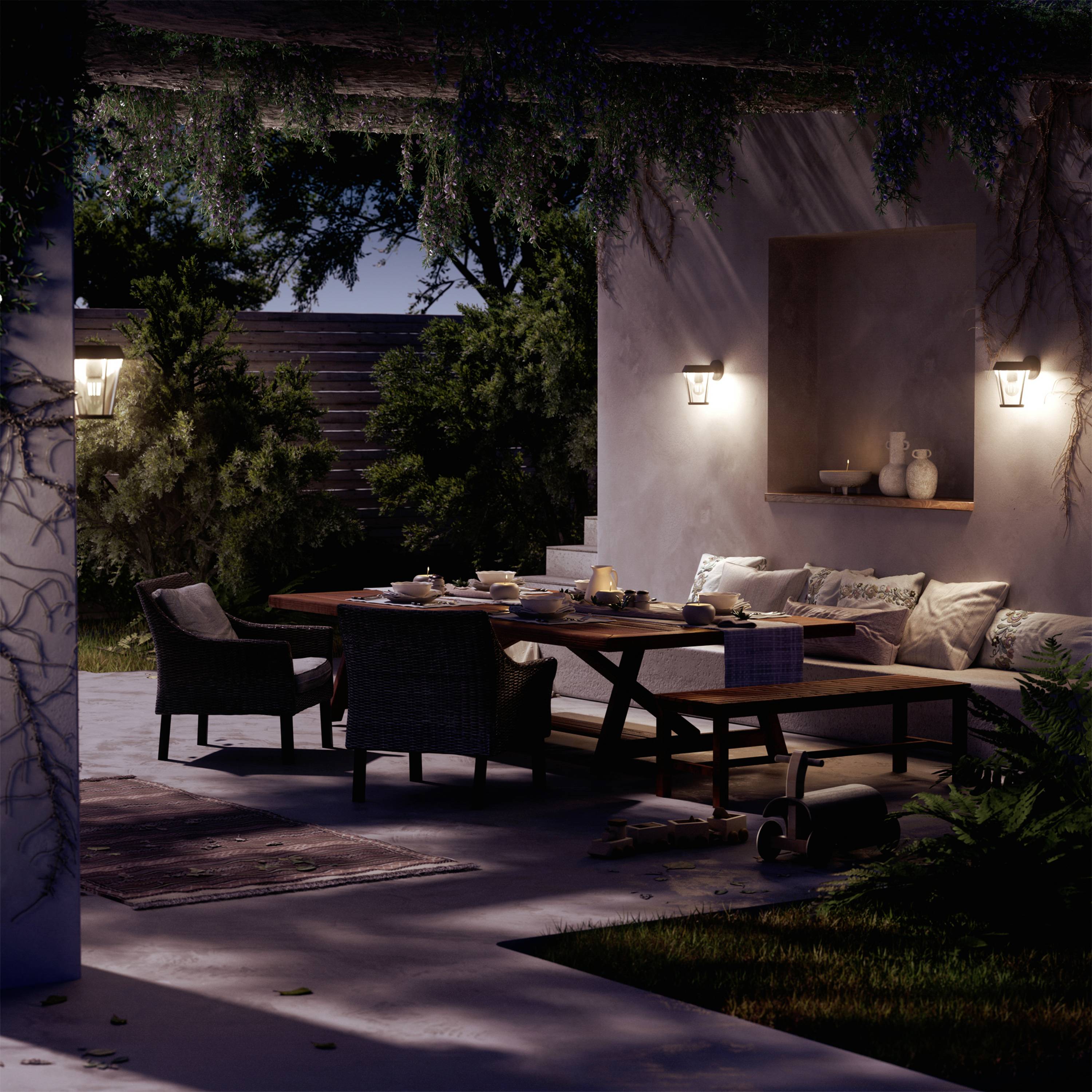 Світлодіодний настінний світильник Philips Sunera 929004141601 IP44