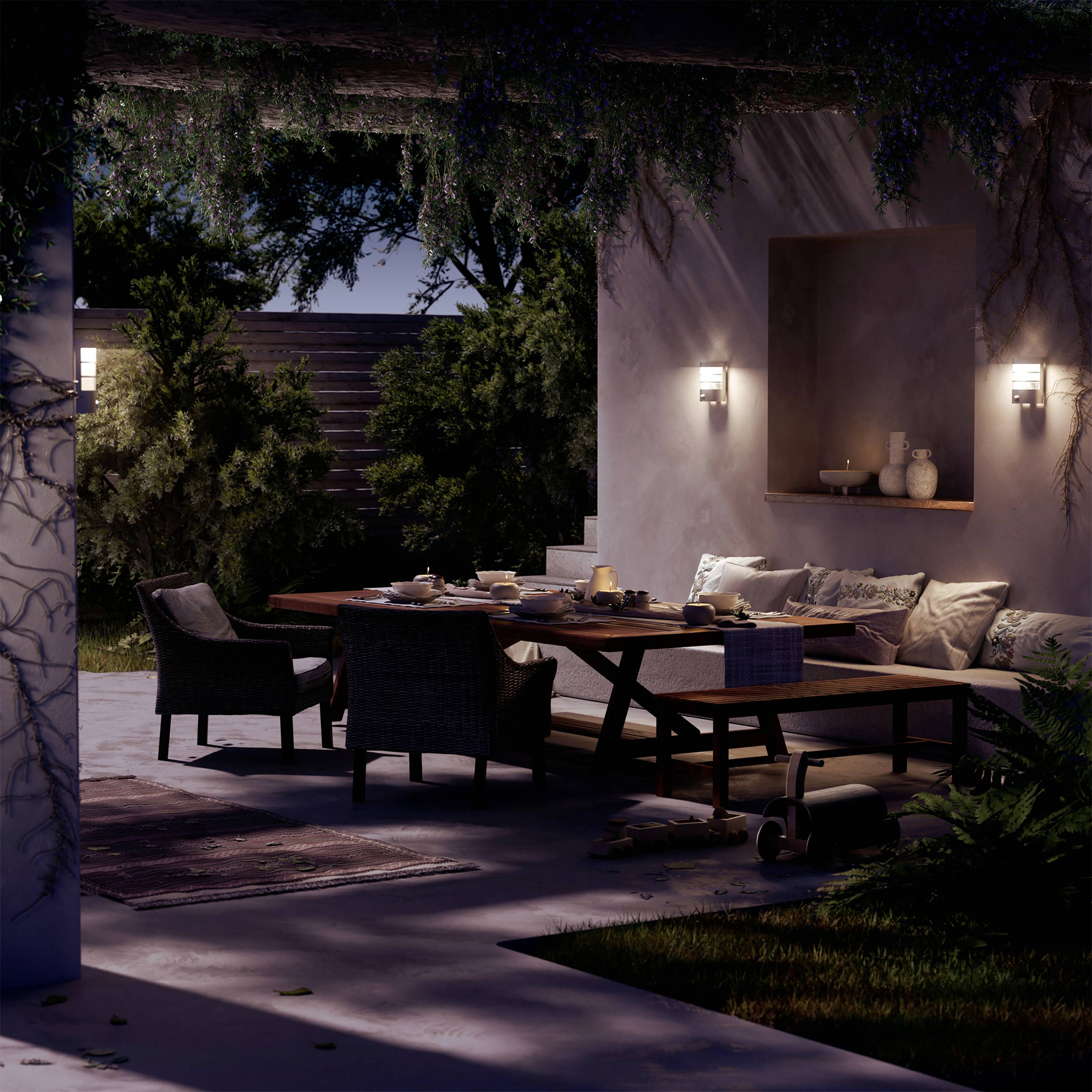 Настінний світильник Philips LED Calgary для вулиці 929004668801 IP44