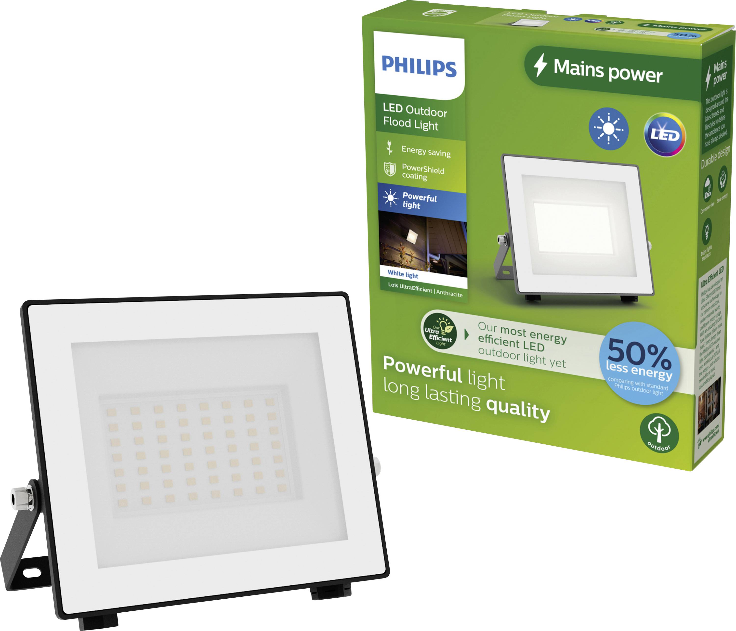Philips LED Lois 929004642801 Вуличний світлодіодний прожектор 14 Вт Колір світлодіода: теплий білий