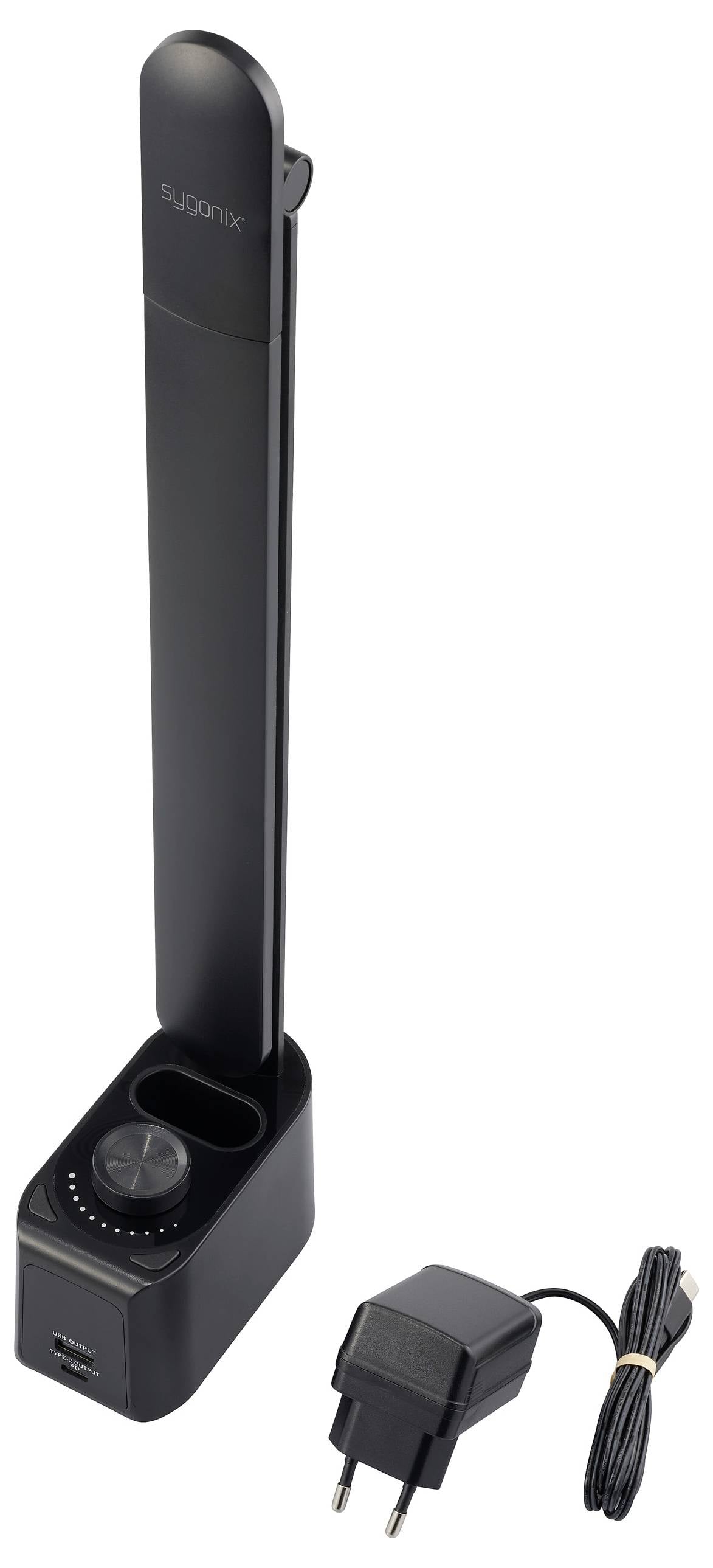 Lampka biurkowa LED Sygonix SY-6770690 LED czarny 720 lm-5