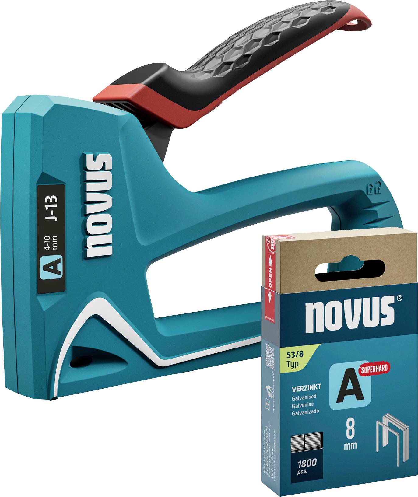 Ручний степлер Novus Tools 030-0456, довжина скоб 4 - 10 мм