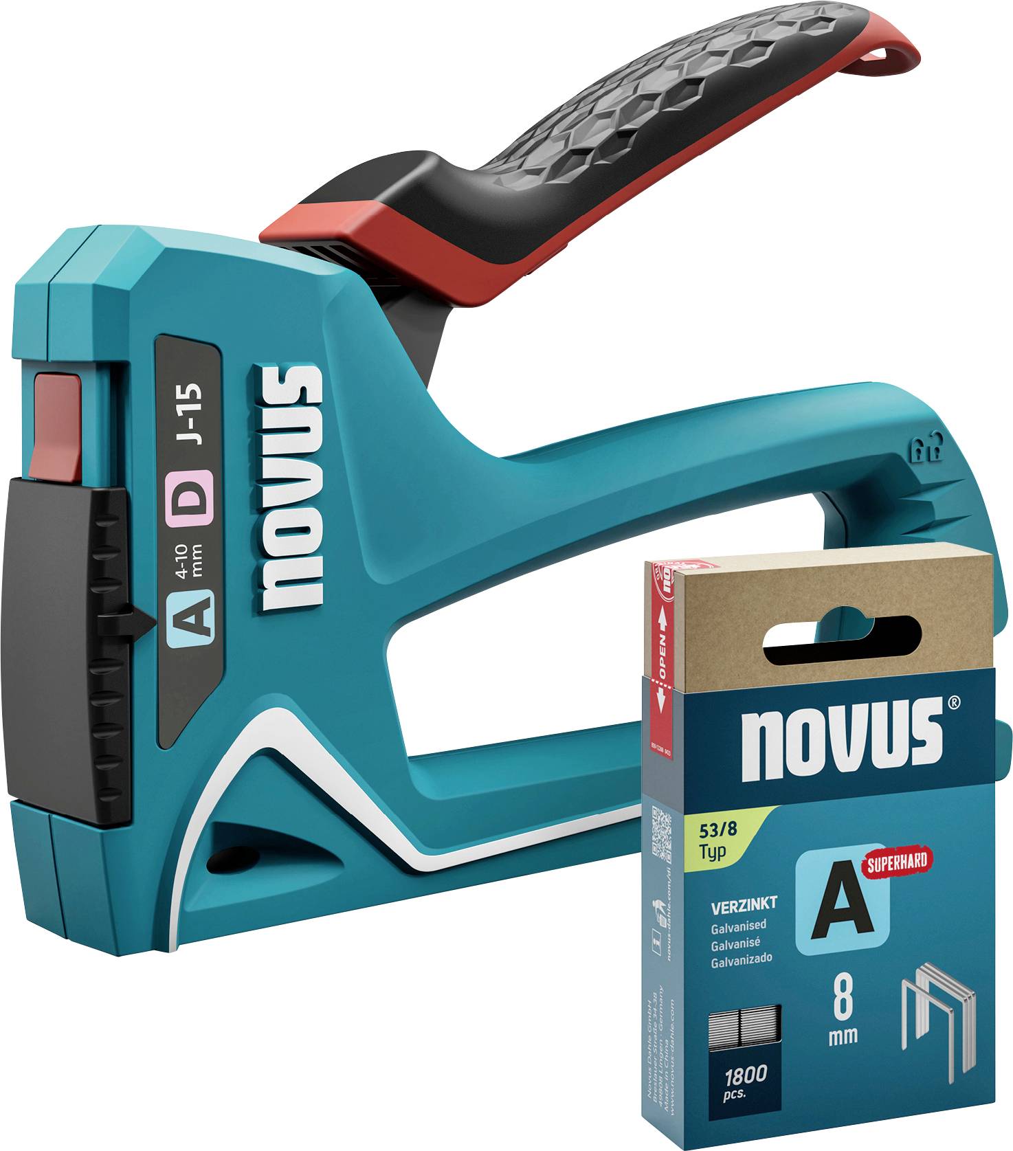 Ручний степлер Novus Tools 030-0457, довжина скоб 4 - 10 мм