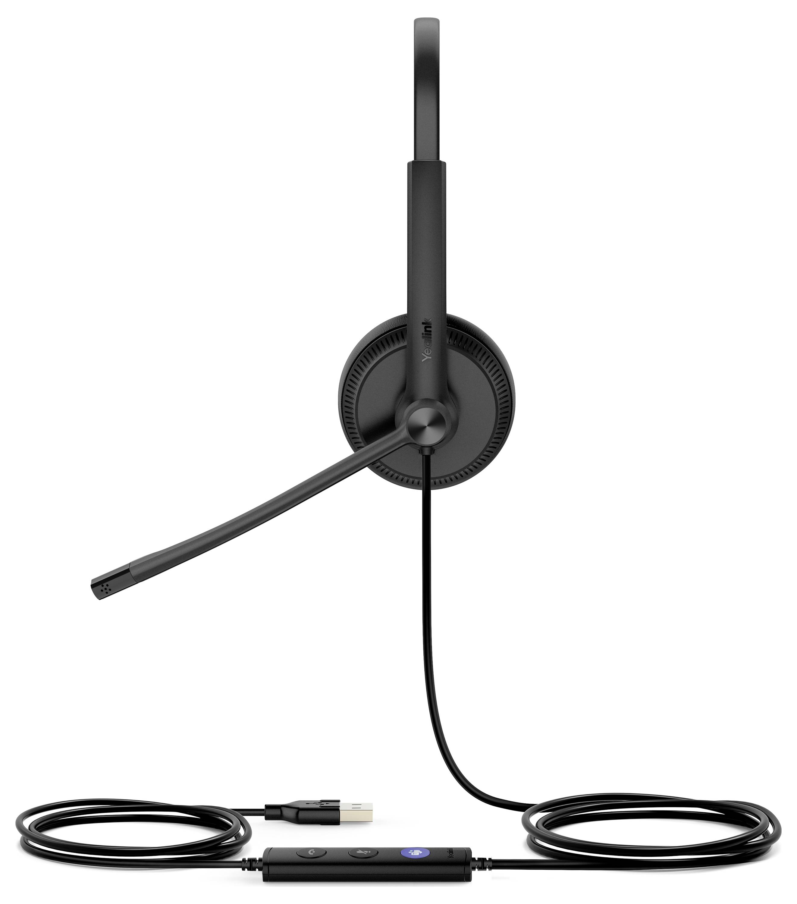 Yealink Yealink USB Headset UH34 Dual Teams Słuchawki nauszne czarny-1