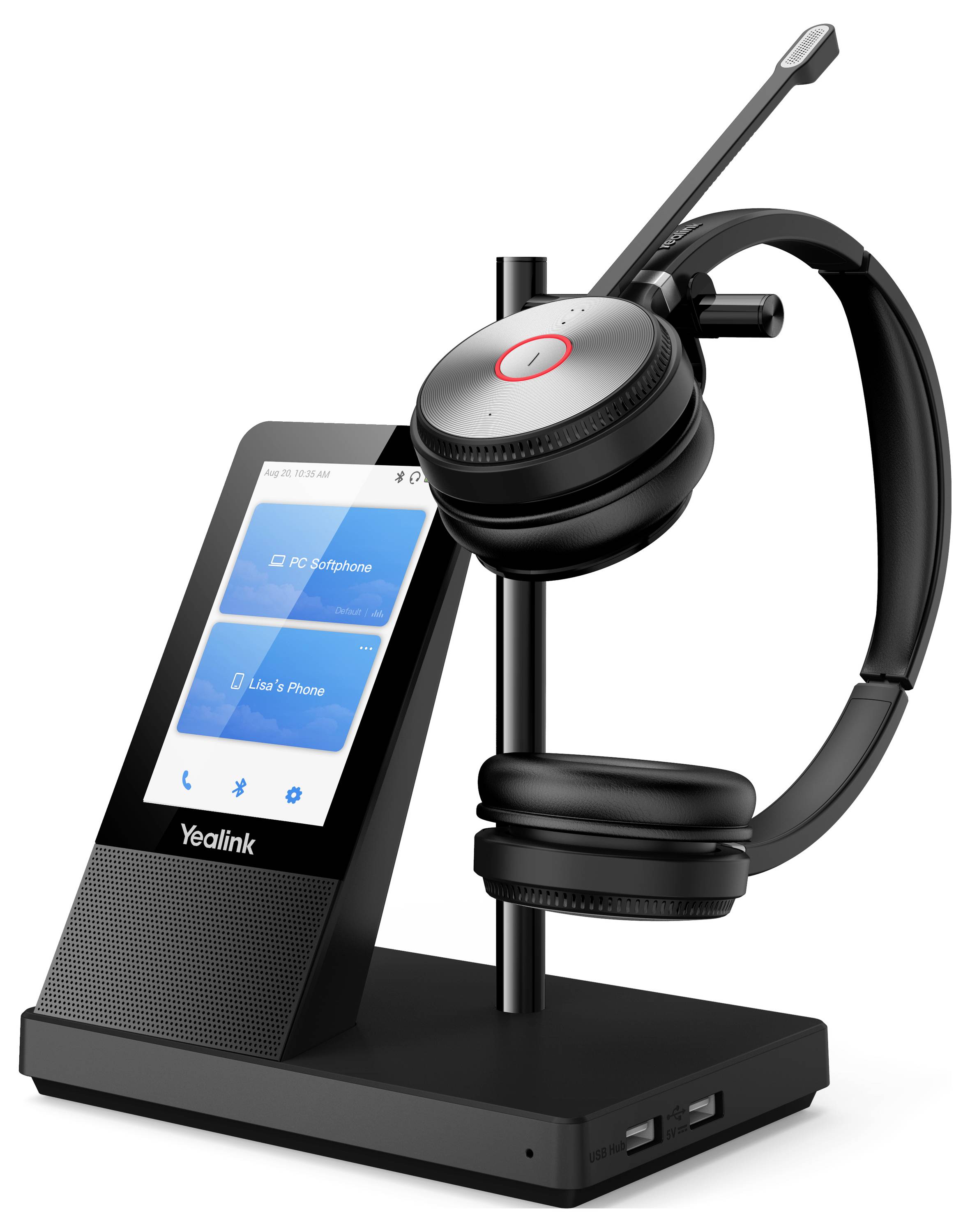 Yealink Yealink DECT Headset WH66 Dual UC Słuchawki nauszne czarny-2