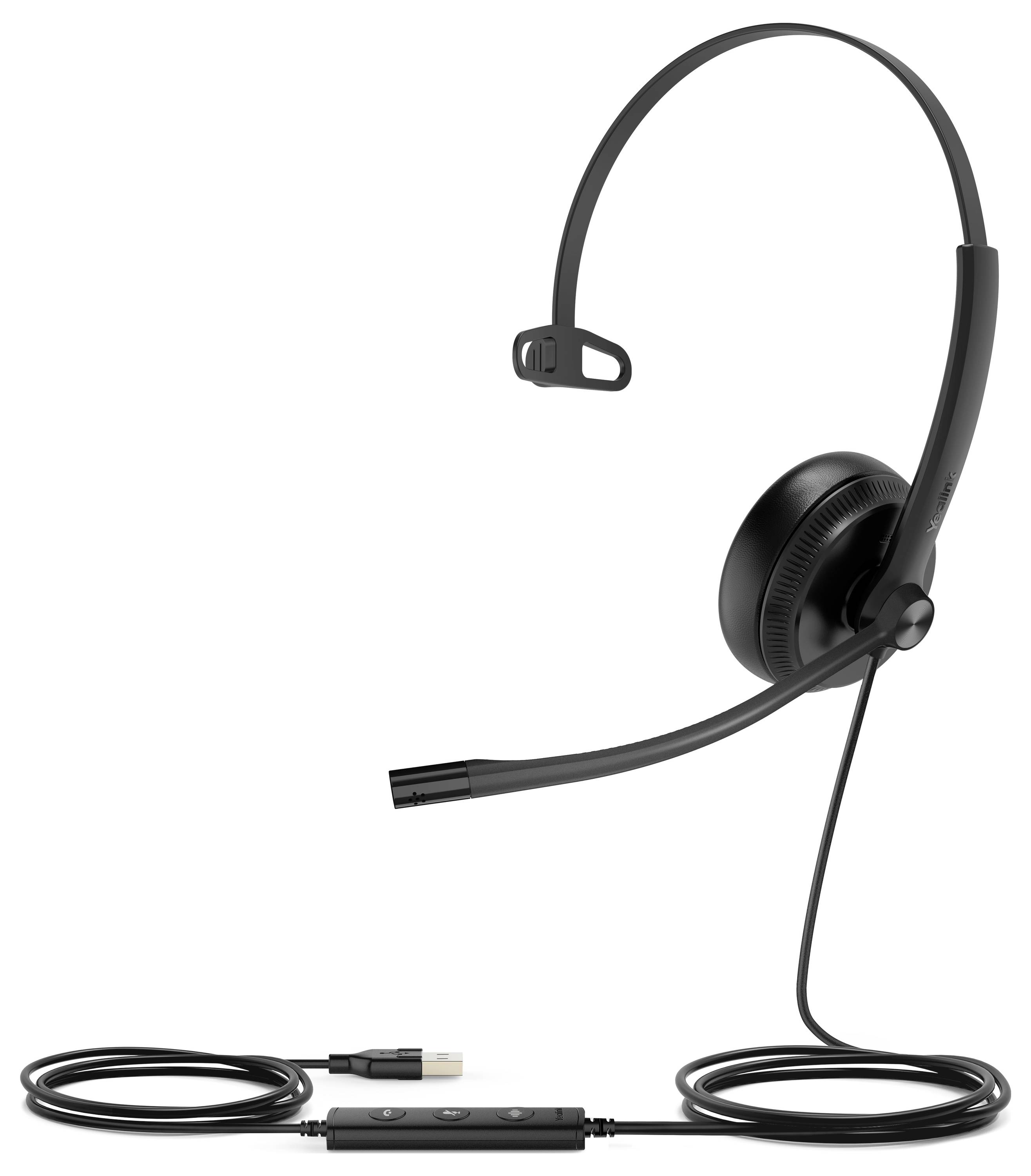 Yealink Yealink USB Headset UH34 Mono UC Słuchawki nauszne czarny-2