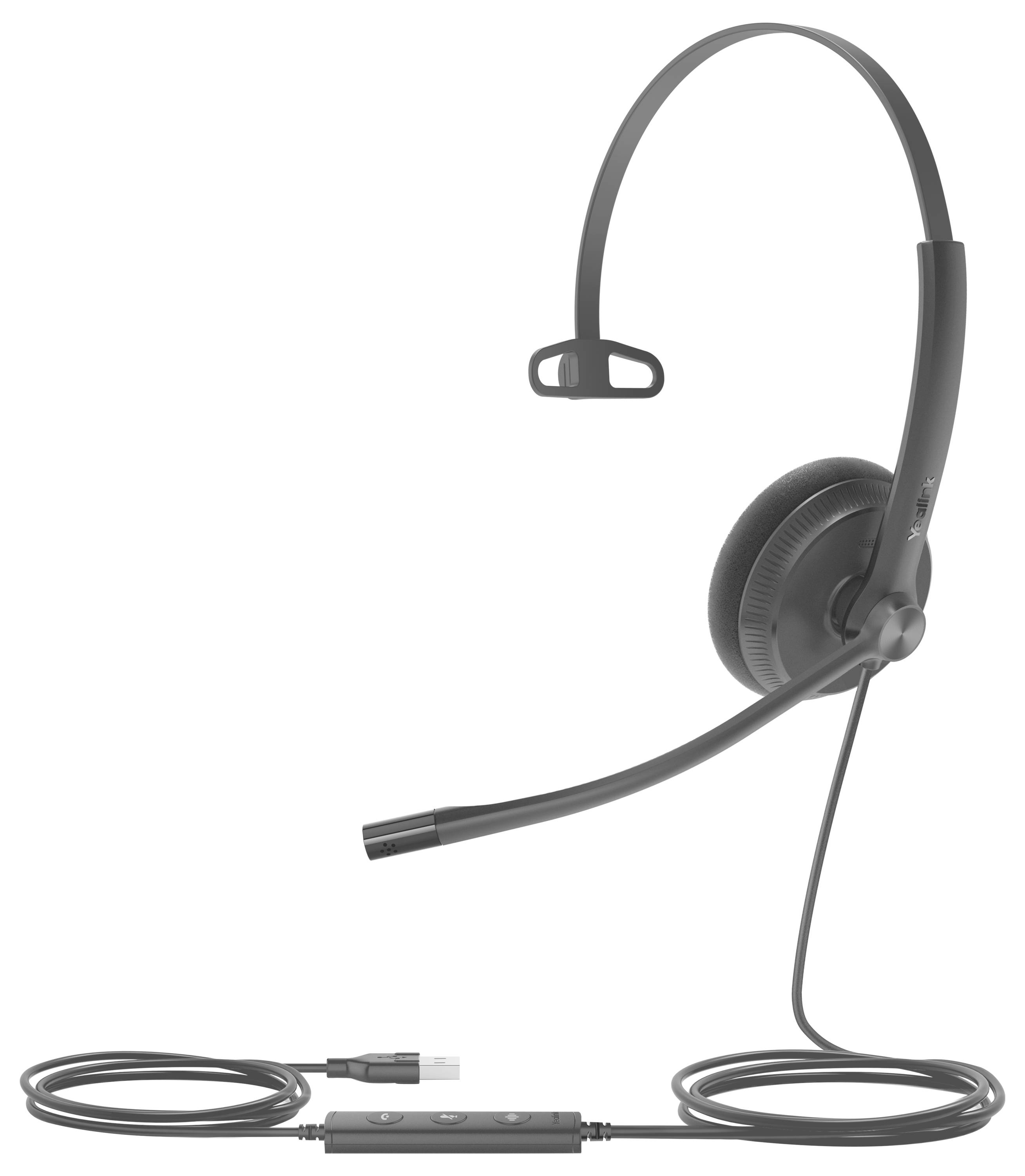 Yealink Yealink UH34 Lite Mono - Headset - On-Ear - kabelgebunden Słuchawki nauszne czarny-2