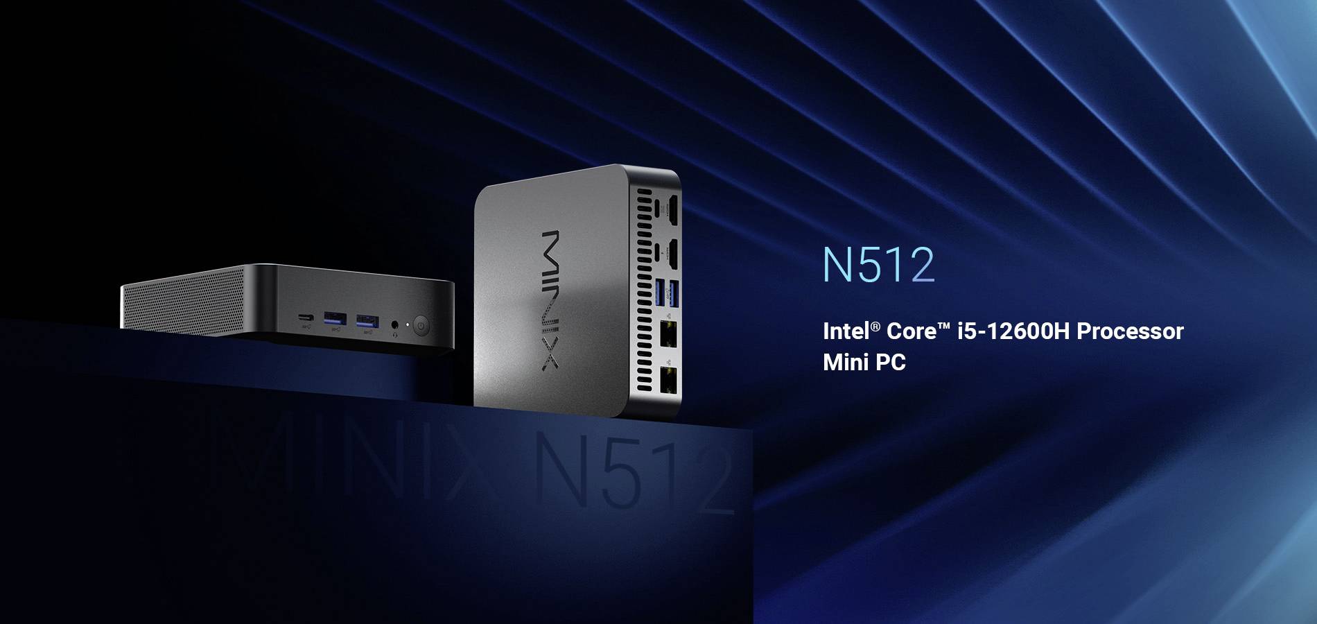 Minix Mini-PC 1286036 Intel® Core™ i5 12600H 4.5 GHz 16 GB RAM 512 GB SSD Intel NGC N512-7
