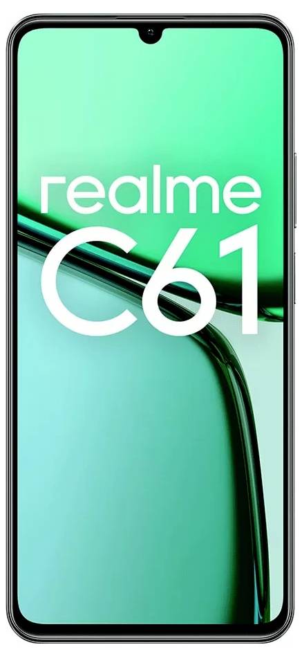 Смартфон Realme C61 Dual-SIM 256 ГБ 17.1 см (6.75 дюйма) 50 Мп Android™ 14 Темно-зелений