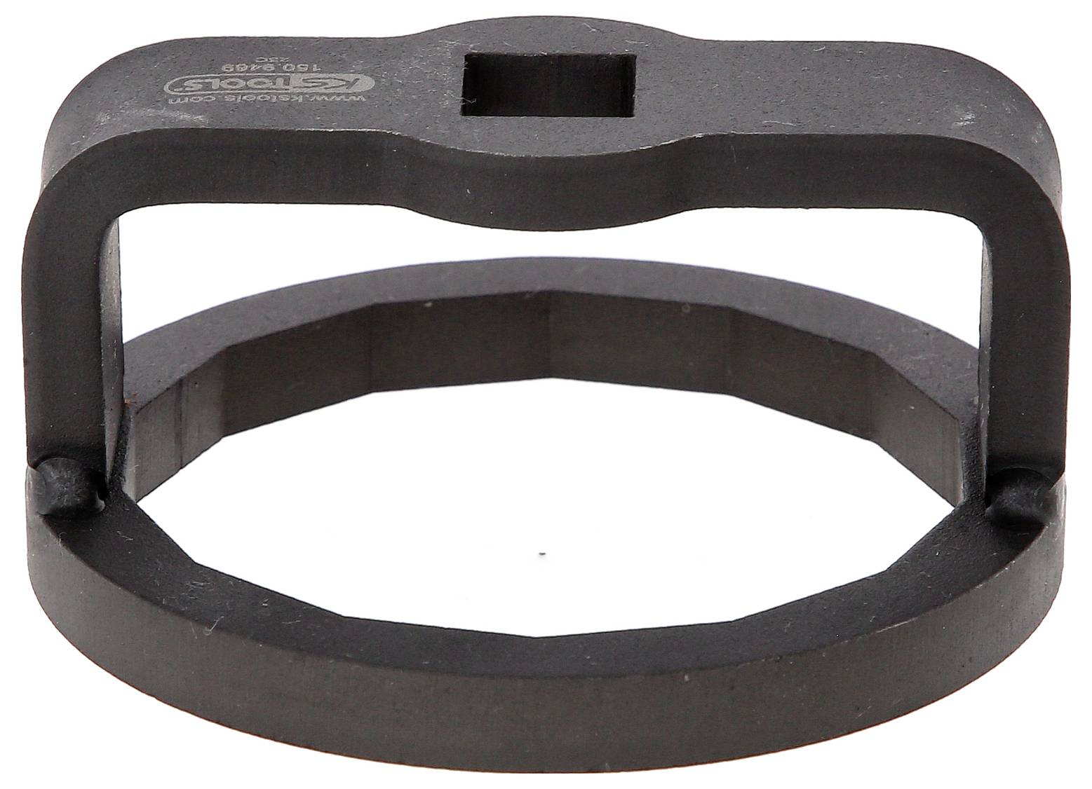 Specjalistyczne narzędzie do wymiany filtra oleju z sześciokątnym metalowym pierścieniem, zapewniające mocny chwyt do odkręcania trudnych filtrów.