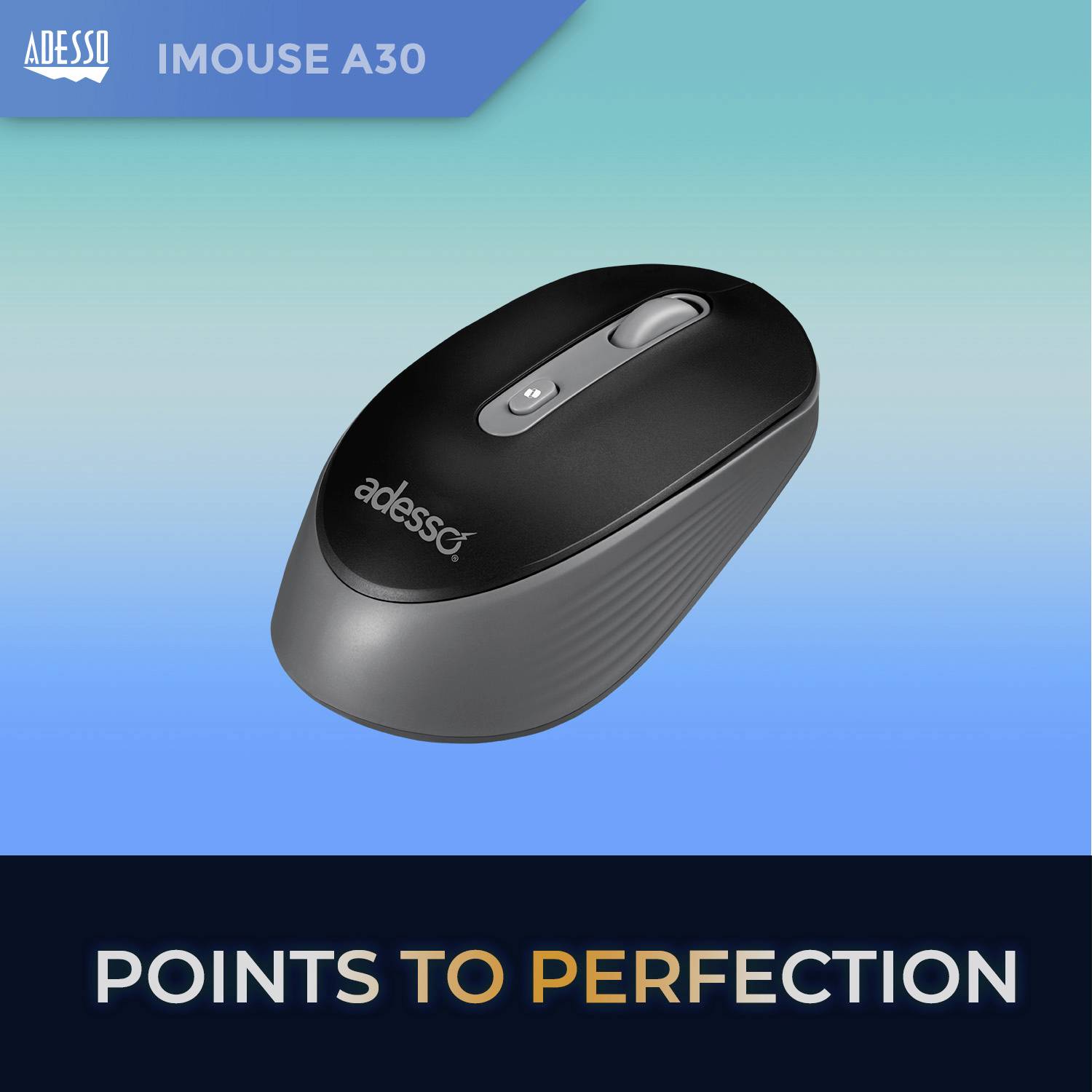 Mysz radiowa Adesso iMouse A30B 1200 dpi-7