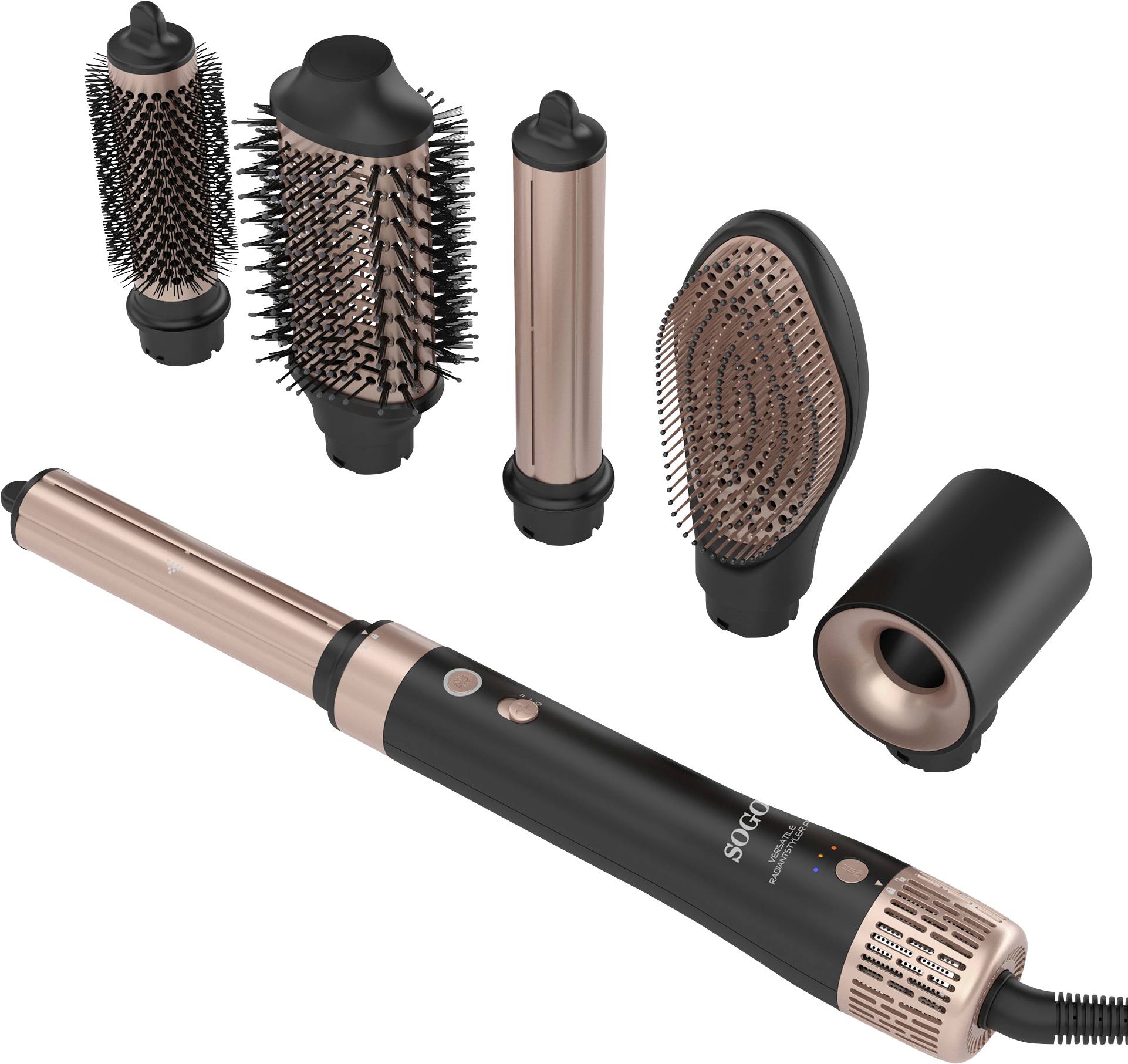 Плойка для волосся SOGO Human Technology SEC-SS-3730 5-в-1, 1400 Вт, чорна