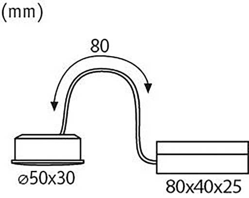 Lampa łazienkowa LED do wbudowania Paulmann Nova Plus Coin 41305 LED satin 550 lm-3
