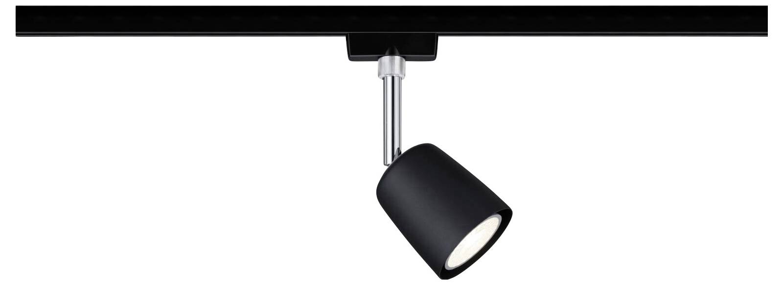 Високовольтна шинна система з підсвічуванням Paulmann 41303 41303 GU10 10 Вт LED чорний (матовий), хром