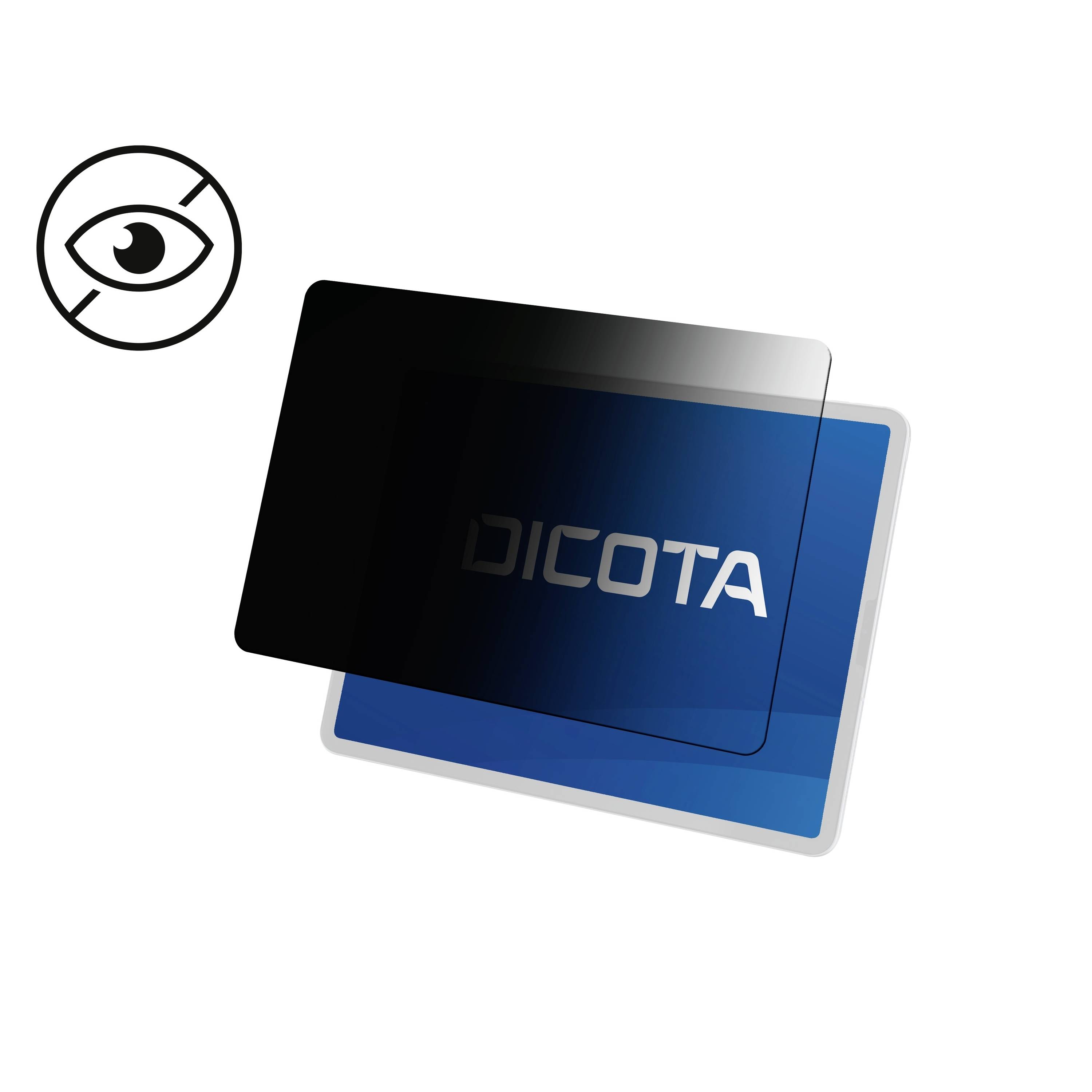 Folia ochronna z funkcją ochrony prywatności. Zapobiega oglądaniu ekranu z boku. Oznaczona symbolem oka.