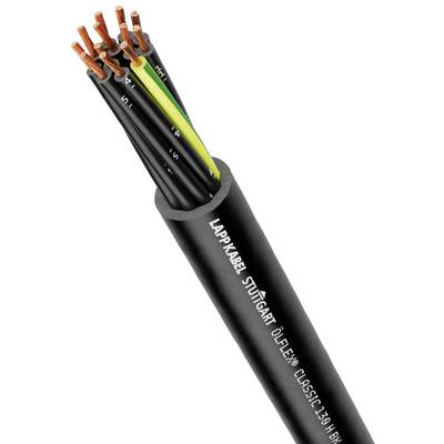 Czarny kabel w osłonie z wieloma kolorowymi, izolowanymi przewodami miedzianymi, na którym widnieje napis 'LAPPKABEL STUTTGART ÖLFLEX® CLASSIC'.