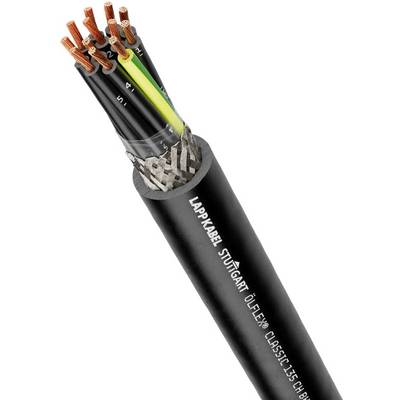 Czarny kabel z wieloma izolowanymi przewodami miedzianymi, częściowo odsłoniętymi. Na kablu widnieje napis 'LAPPKABEL STUTTGART ÖLFLEX® CLASSIC 135 CH'.