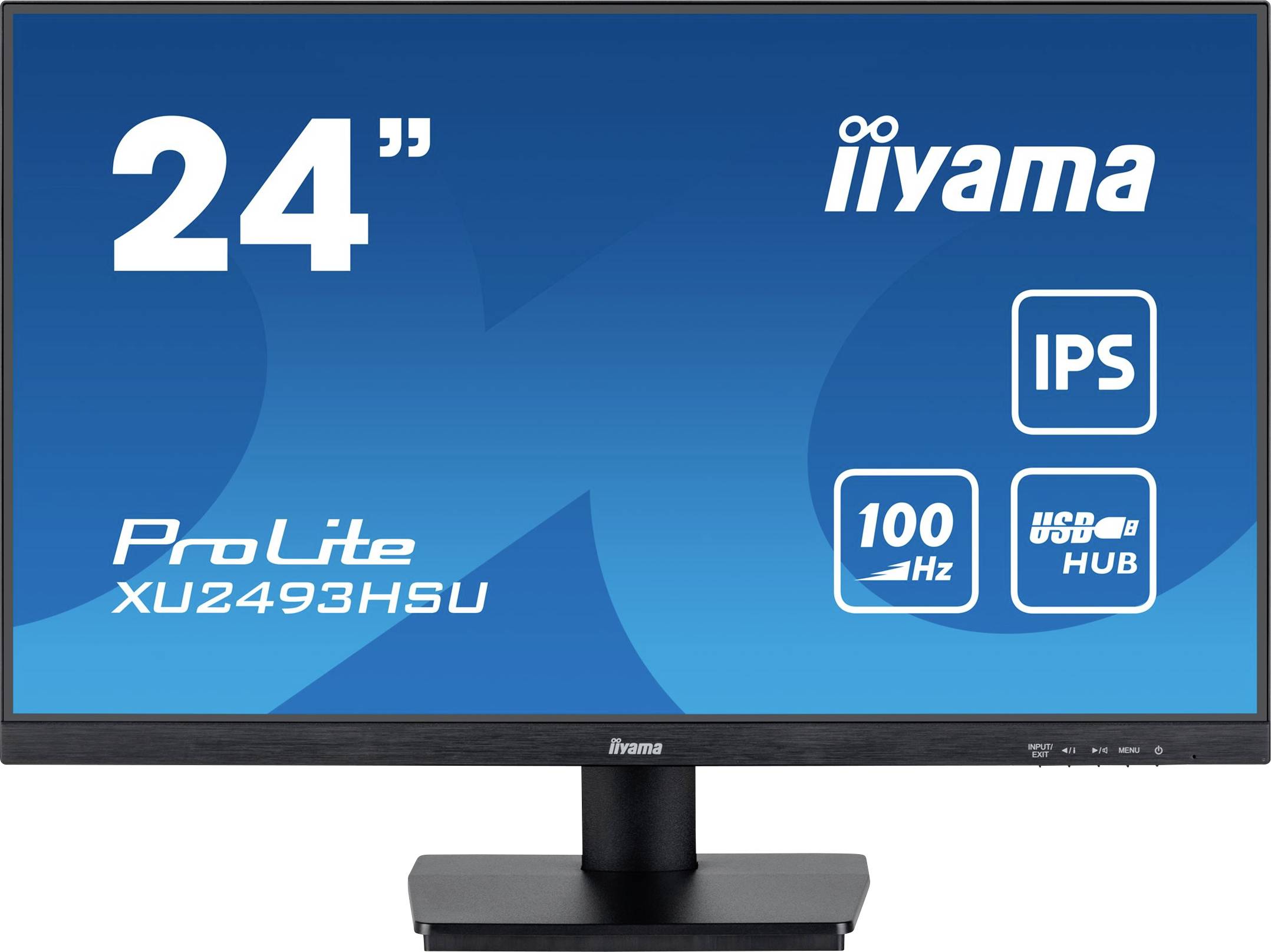 Монітор Iiyama ProLite XU2493HSU-B7 EEK E (A - G) 60,5 см (23,8 дюйма) 1920 x 1080 пікселів 16:9 1 мс HDMI, DisplayPort, навушники