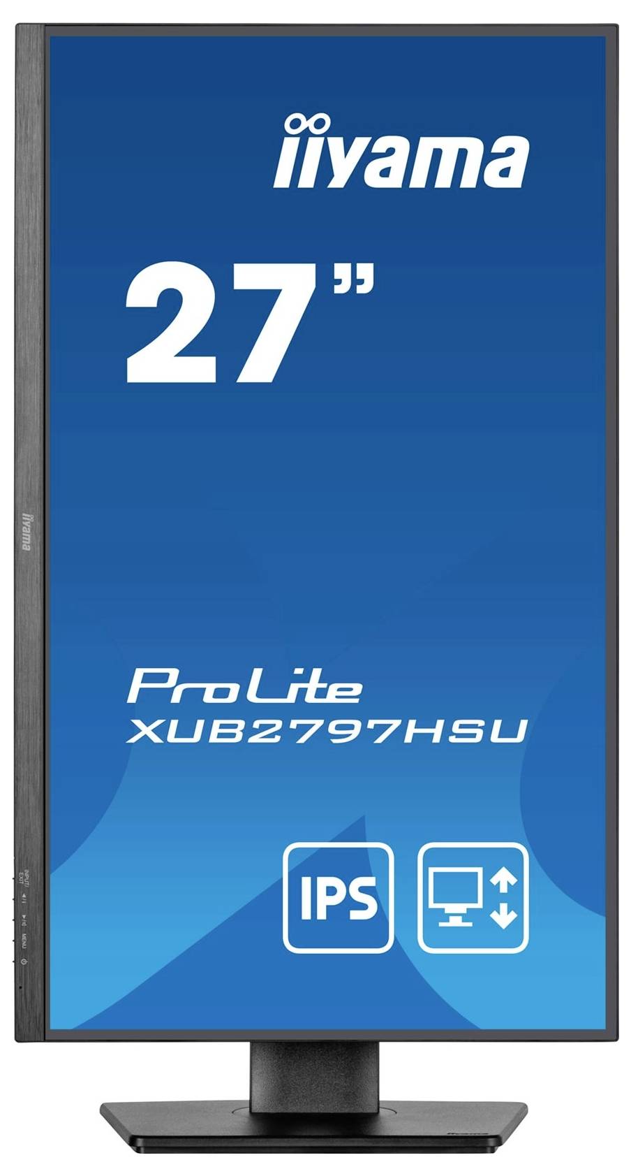 Монітор Iiyama ProLite XUB2797HSU-B2 EEK E (A - G) 68,6 см (27 дюймів) 1920 x 1080 пікселів 16:9 1 мс HDMI, DisplayPort, навушники