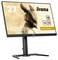 27-calowy monitor Iiyama, model G-Master Gold Phoenix, wyświetla wysoki kontrast. Rozdzielczość: VA, czas reakcji: 0,2 ms, częstotliwość odświeżania: 280 Hz.