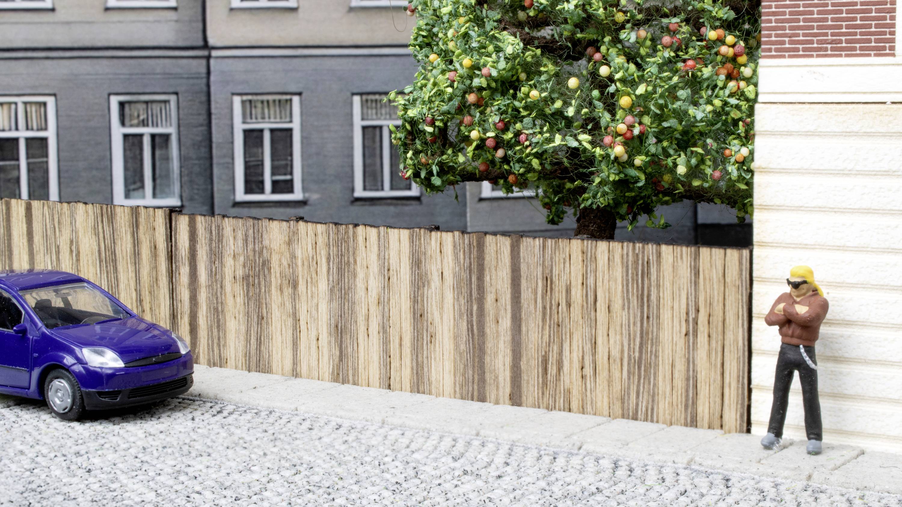 NOCH 14213 H0 Мініатюри з лазерним різанням на стіні, вирізані лазером