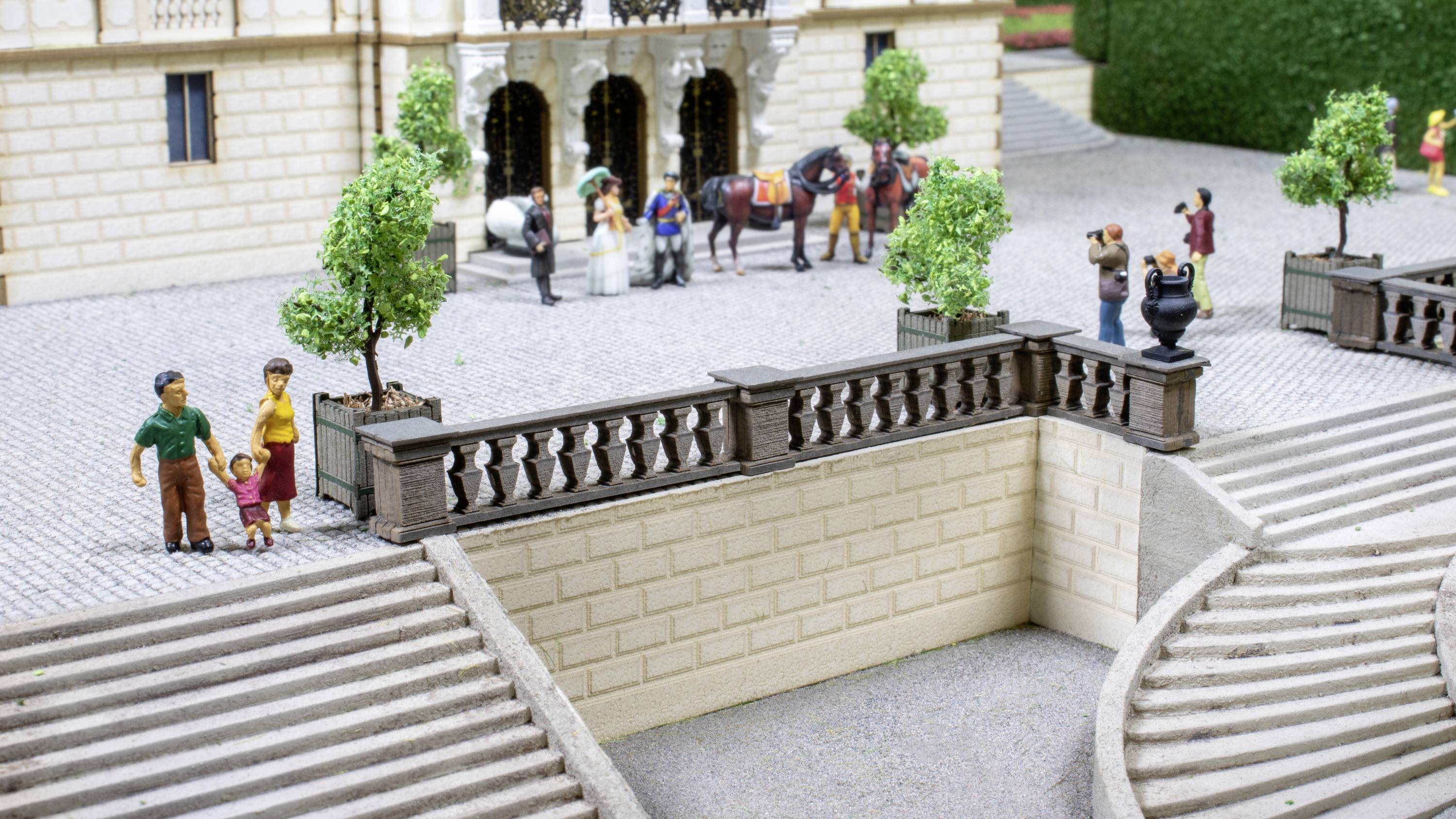 NOCH 14215 H0 Мініатюри для лазерного різання Балюстрада з лазерним різанням