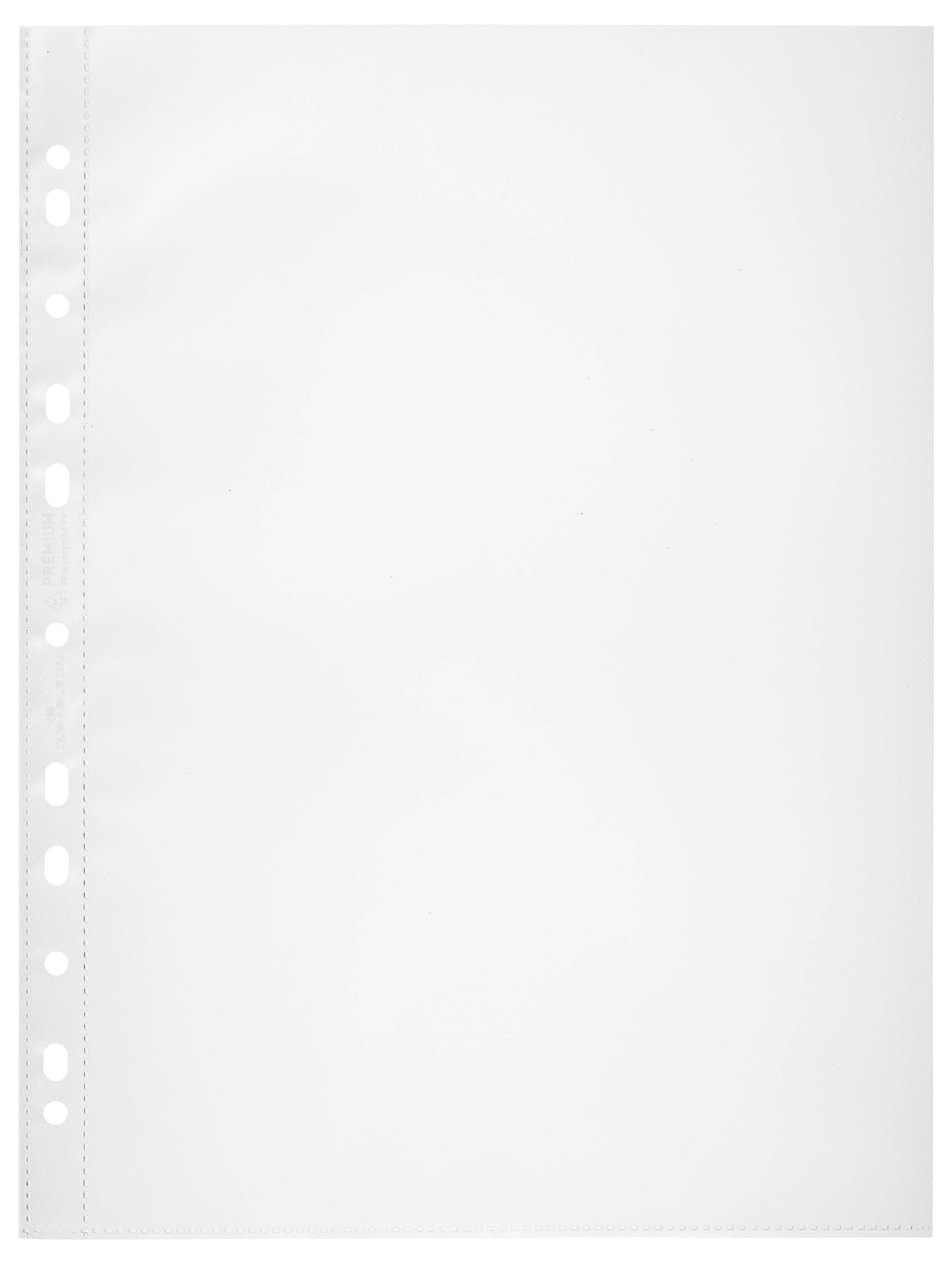 Міцна кишеня PREMIUM для аркушів A4 1 x DIN A4 PP прозора 100 шт.