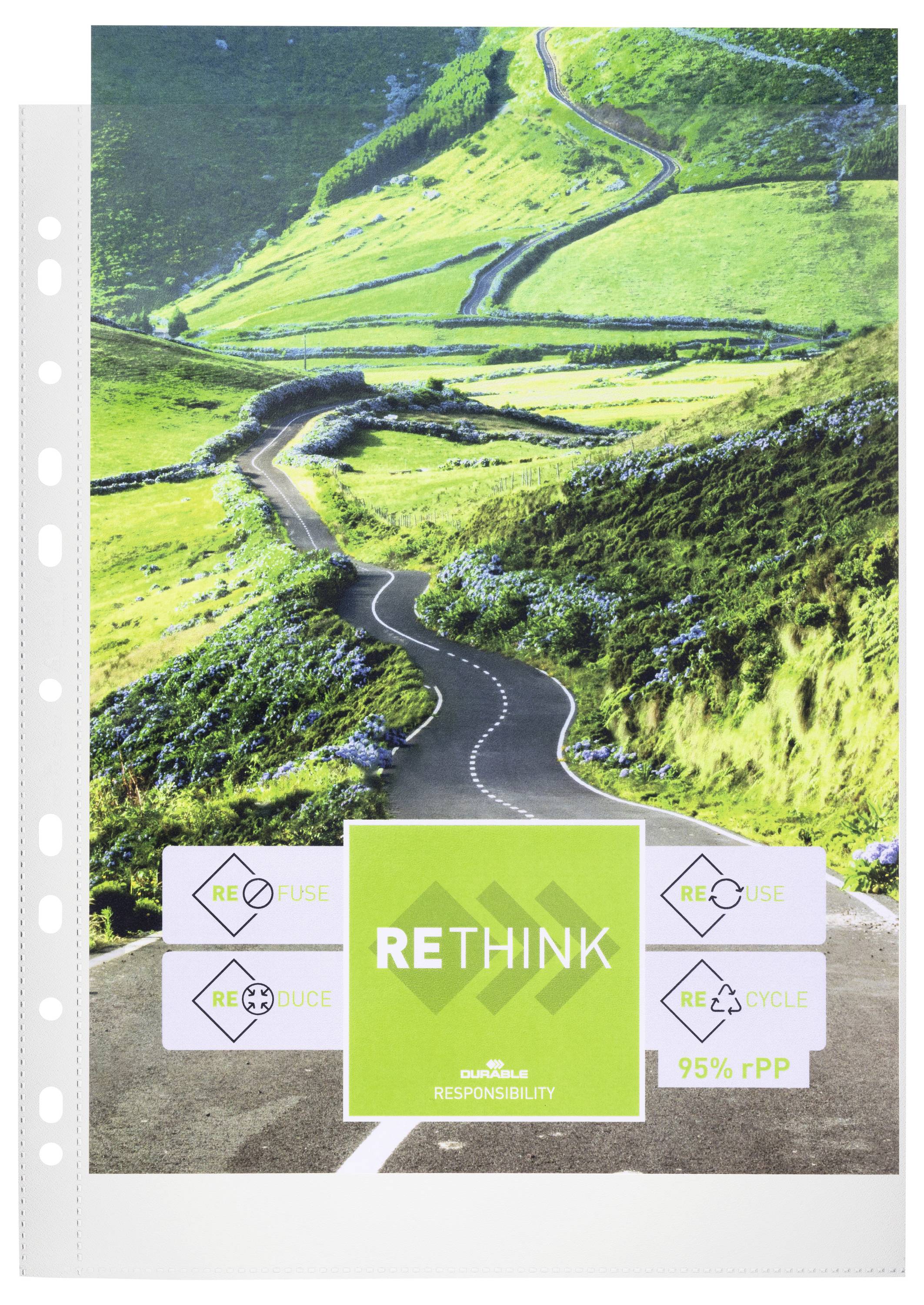 Міцна кишеня PREMIUM для аркушів A4, 1 x DIN A4, прозора, PP, 40 шт.