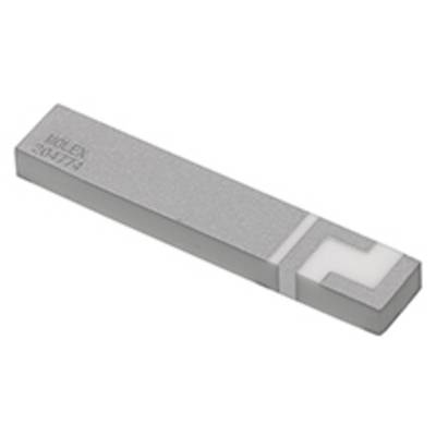 Prostokątny, metalowy element z napisem 'MOLEX 28774', prawdopodobnie składnik elektroniczny lub techniczny.