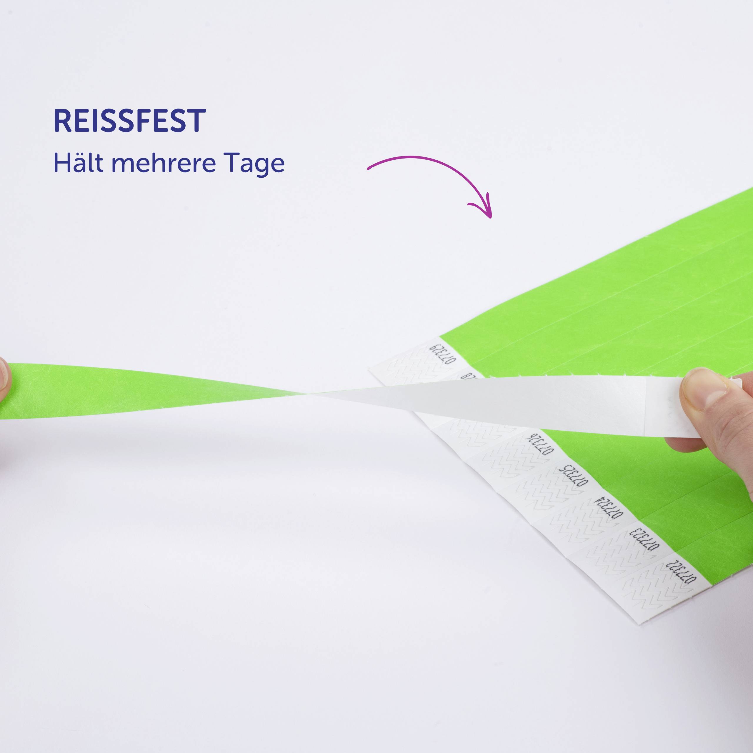 Avery-Zweckform TYVGN-50 opaska wejściowa (D x S) 256 mm x 19 mm Pasek przylepny 500 szt.-11
