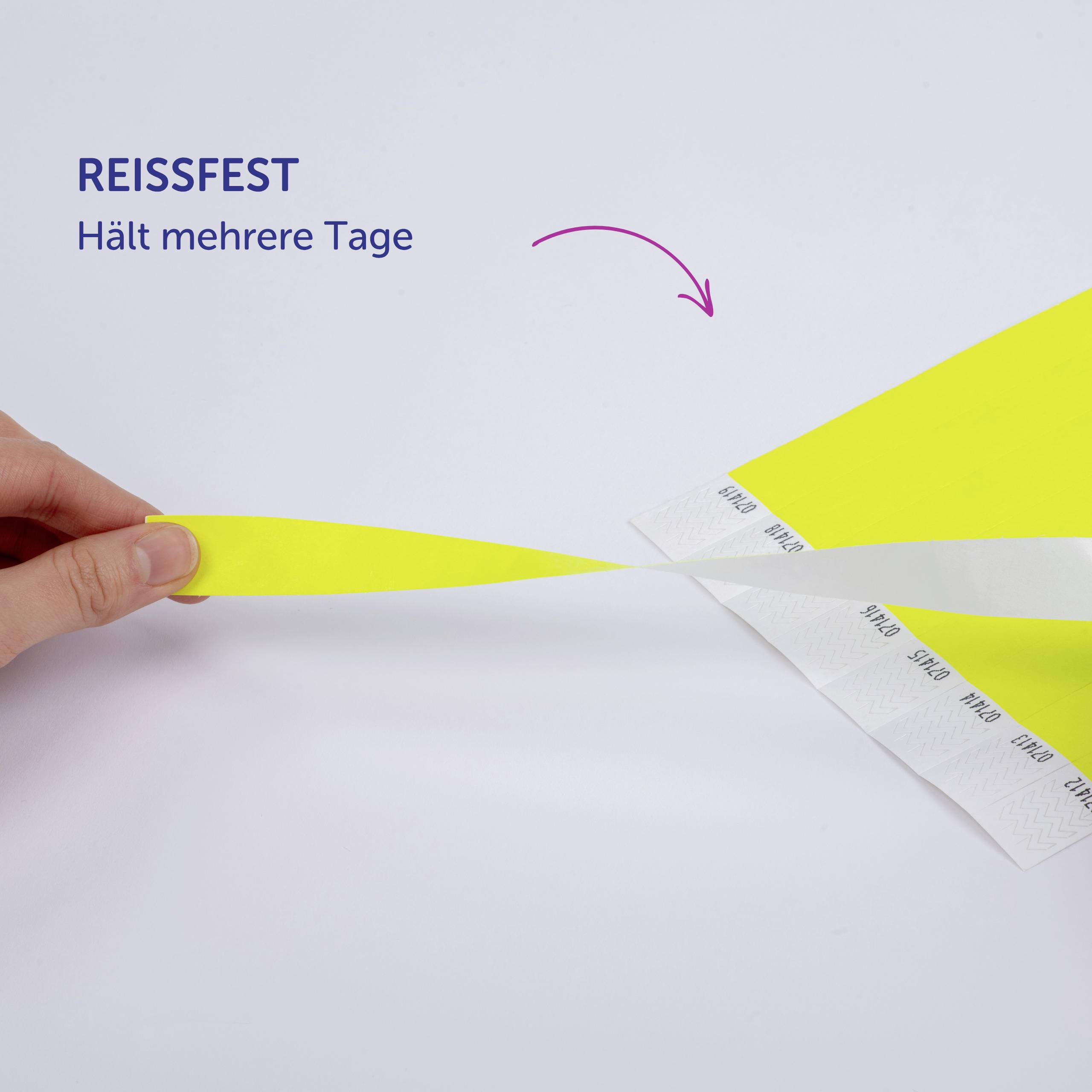 Avery-Zweckform TYVYW-50 opaska wejściowa (D x S) 256 mm x 19 mm Pasek przylepny 500 szt.-11