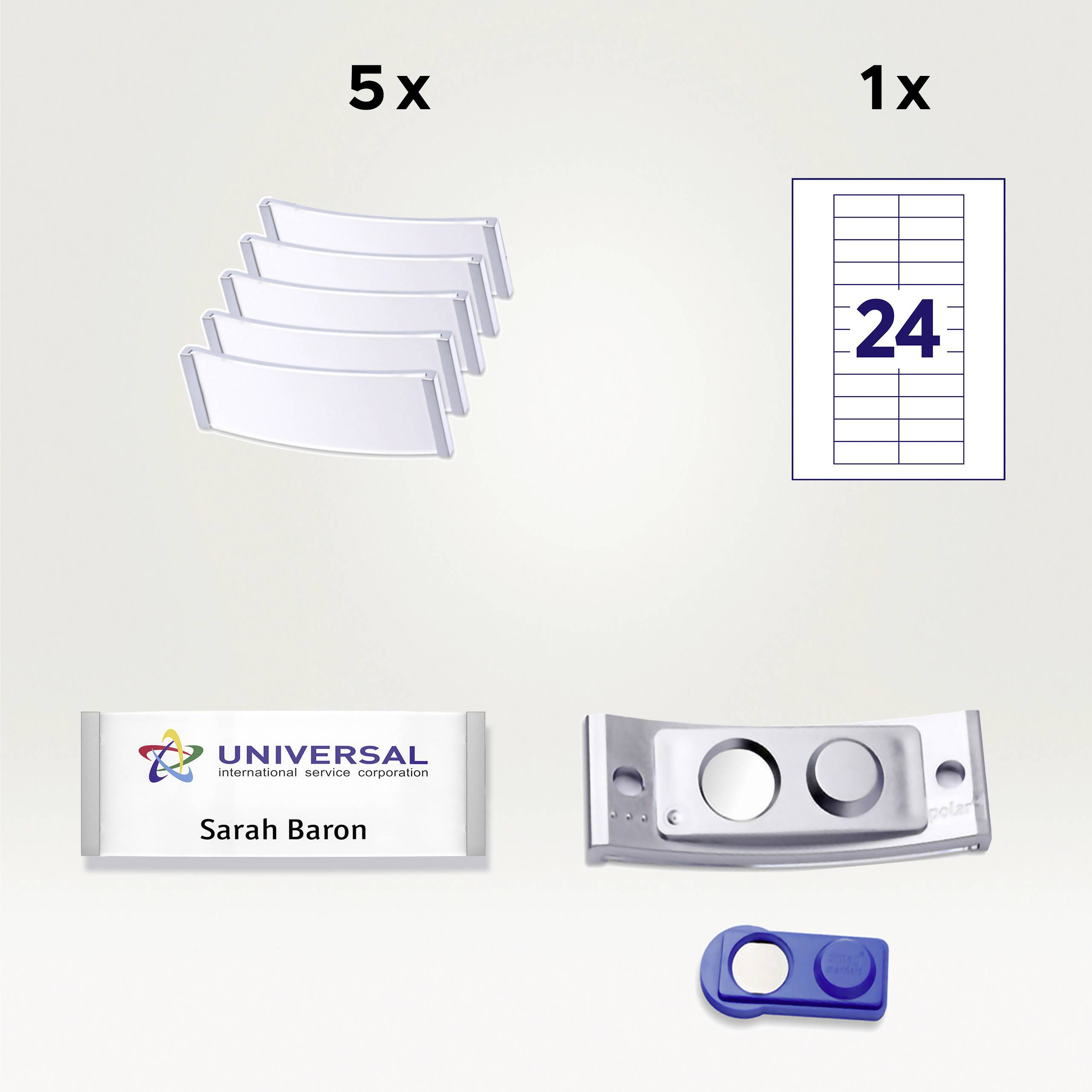 Етикетка Avery-Zweckform POL20MA66-5DR (Ш x В) 68 мм x 22 мм 5 шт.