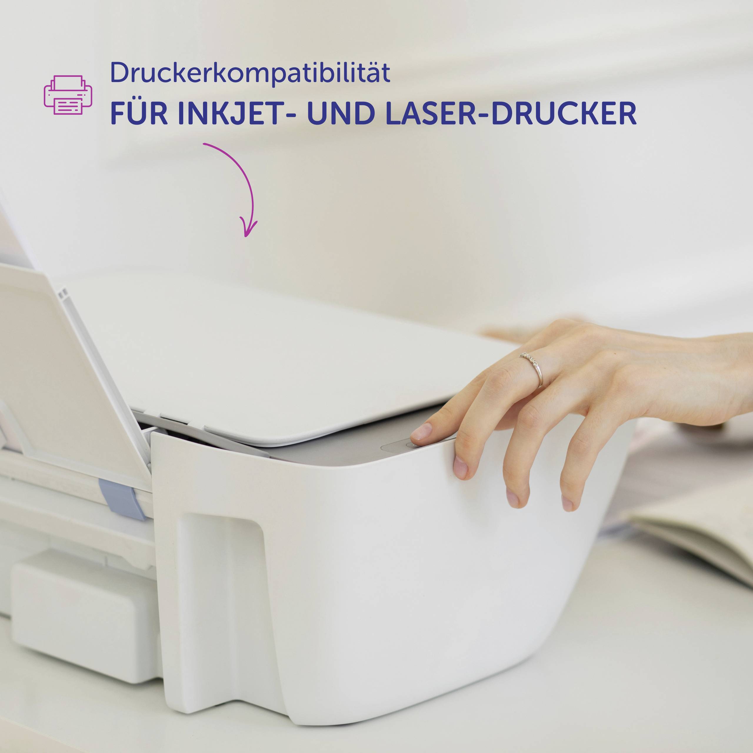 Avery-Zweckform DPC6422A-10 Wkładka etykiety 64 mm x 22 mm biały-8