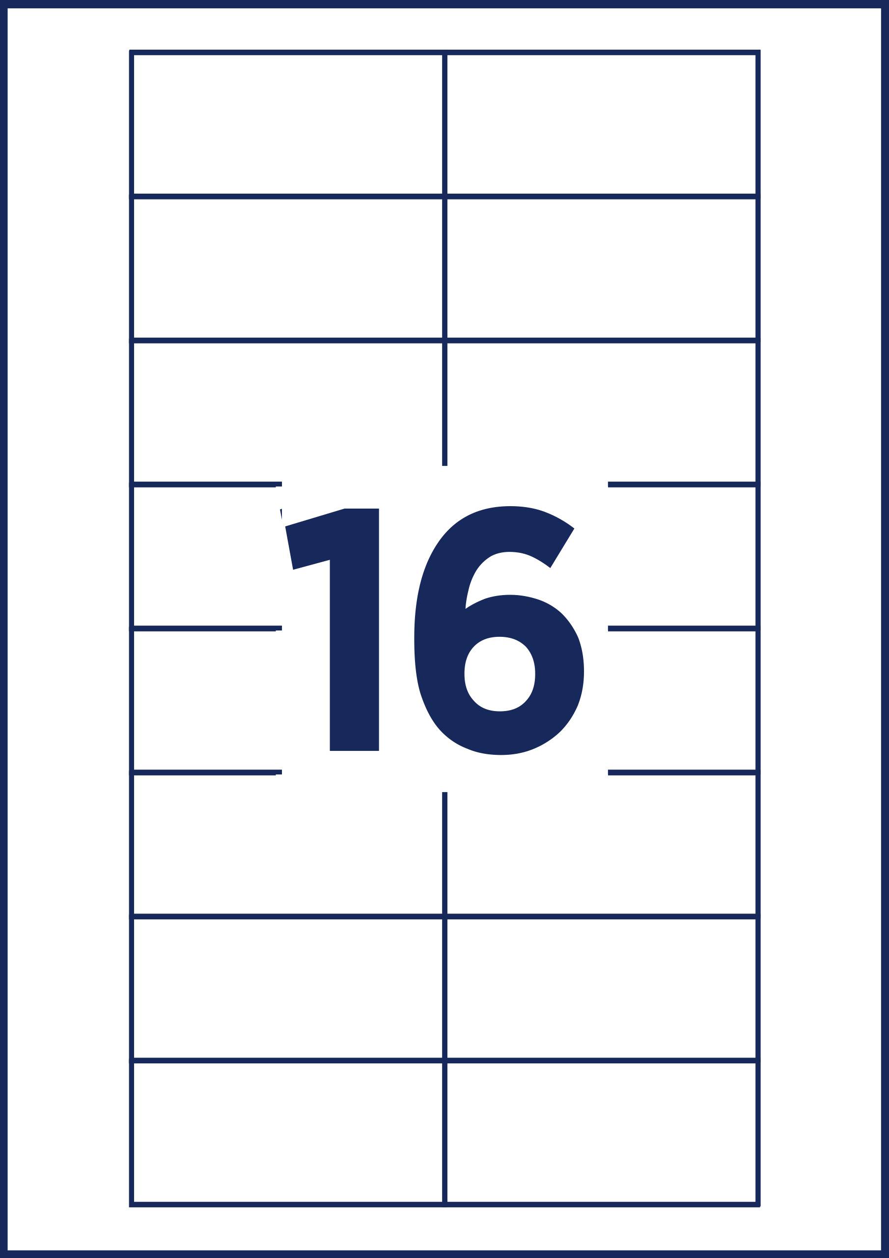 Вкладиш для етикеток Avery-Zweckform DPC7434A-10, білий, 74 мм x 34 мм