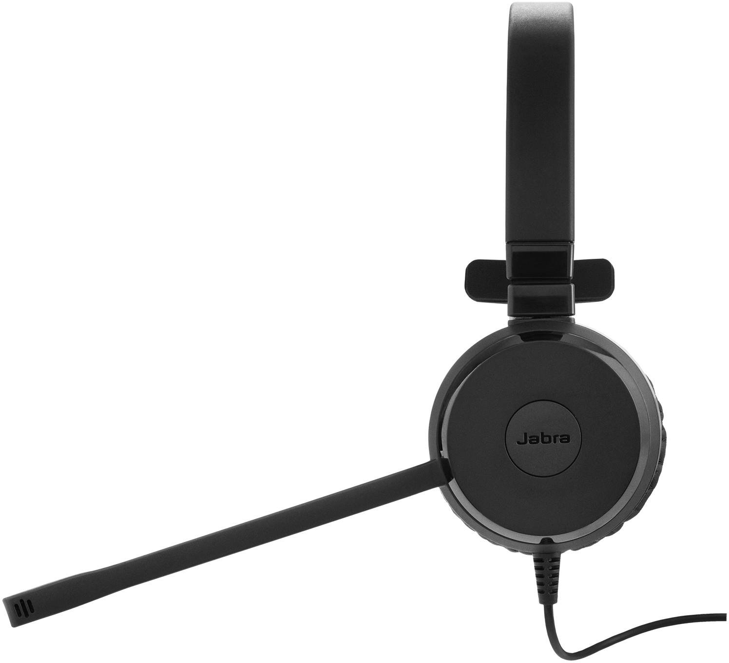 Навушники Jabra Evolve 30 II, монокабель, чорний, з шумопоглинанням, мікрофоном, гарнітура з шумопоглинанням, регулюванням гучност