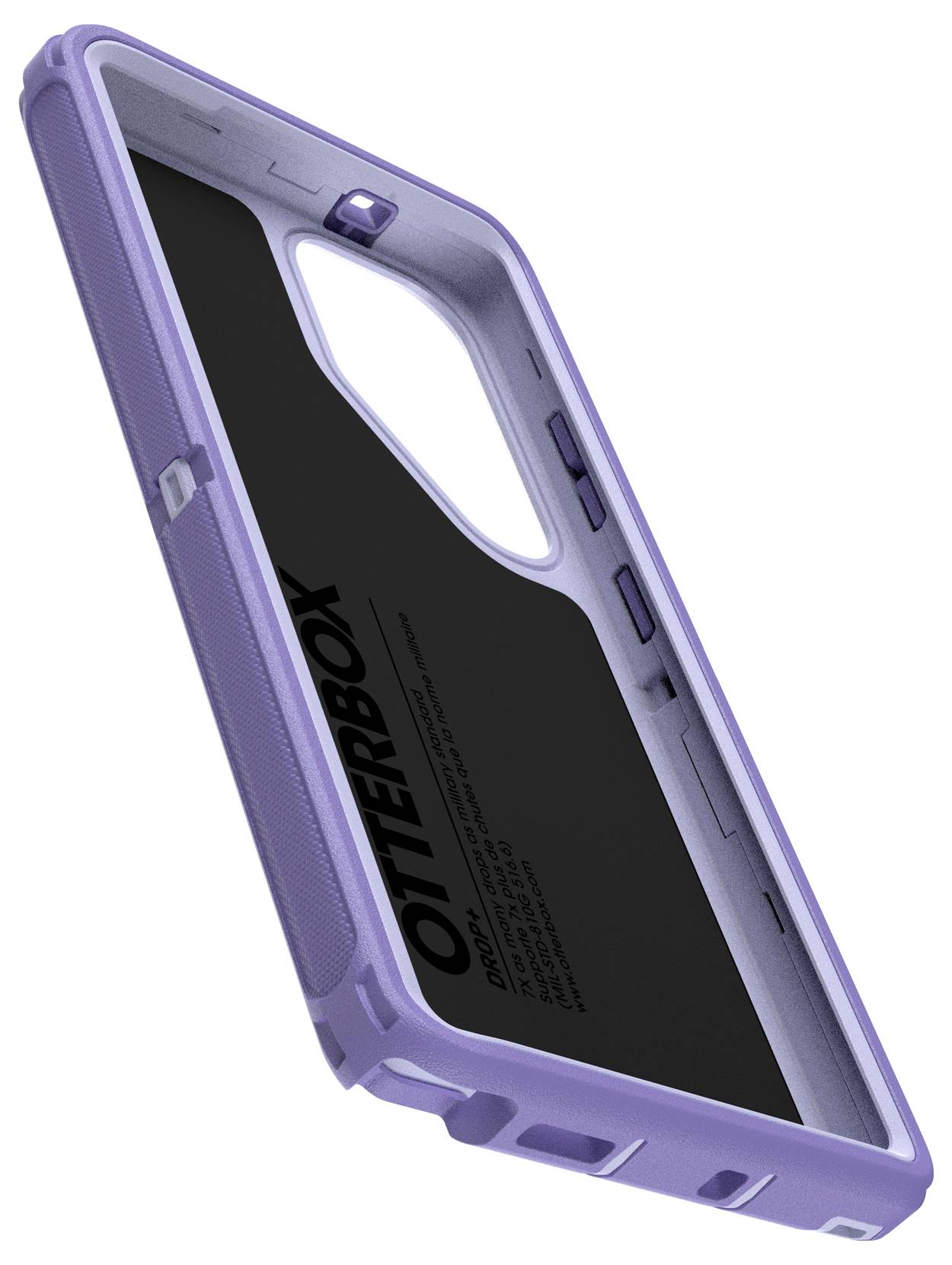 Etui Lila wykonane z wytrzymałego materiału, chroniące i solidne, specjalnie zaprojektowane dla smartfona z dużym wycięciem na aparat.