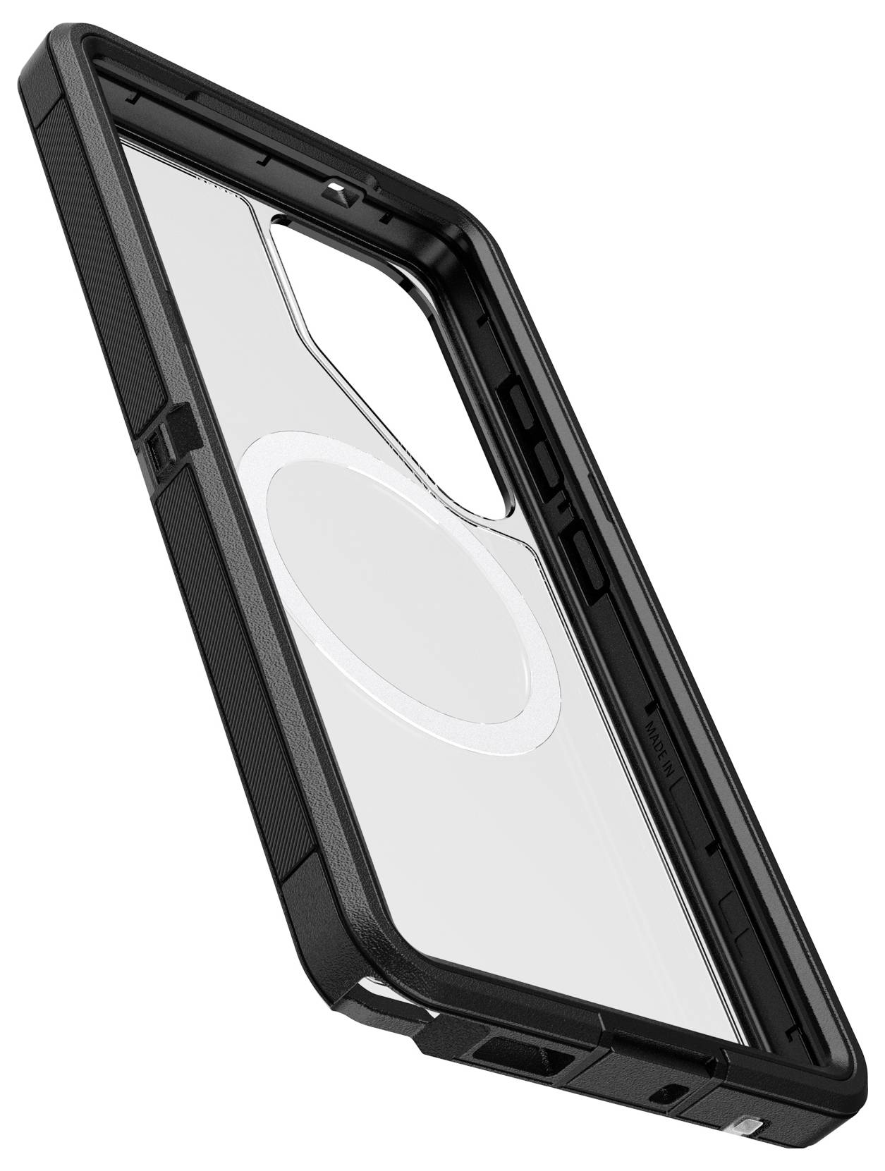 Otterbox Defender XT Series Futerał backcase Samsung Galaxy S25 Ultra przeźroczysty, czarny Ładowarka indukcyjna 77-9758-2