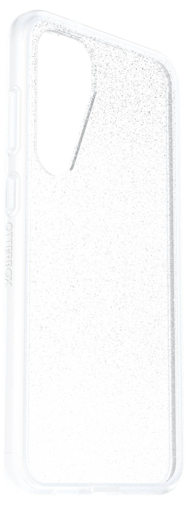 Przezroczyste etui na telefon z brokatowymi cząsteczkami. Zaprojektowane z myślą o optymalnej ochronie i estetyce.