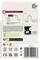 Opakowanie lampy LED o mocy 505 lumenów, 230V, CRI 80. Zawiera piktogramy przedstawiające wymiary, opakowanie nadające się do recyklingu oraz znak jakości.