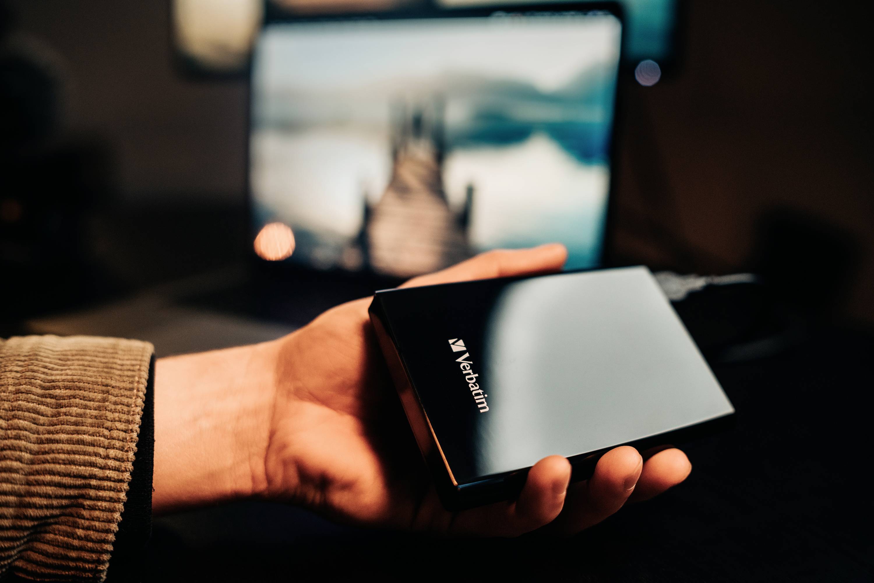 Зовнішній SSD-накопичувач Verbatim Store 'n' Go Slim 32180 256 ГБ USB-C® (USB 3.2 Gen 1) чорного кольору