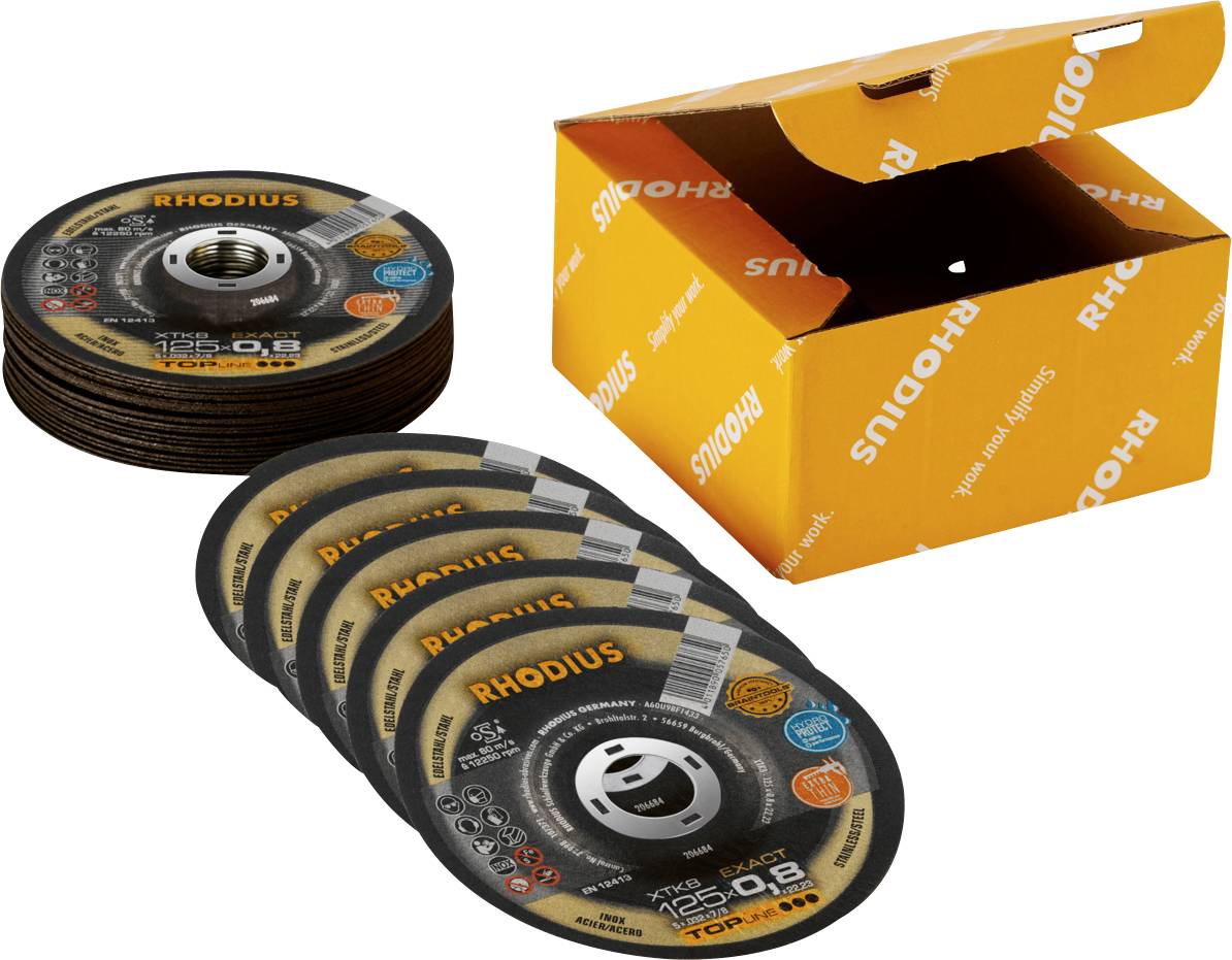 Набір відрізних дисків Rhodius 211077 125 мм 25 шт.