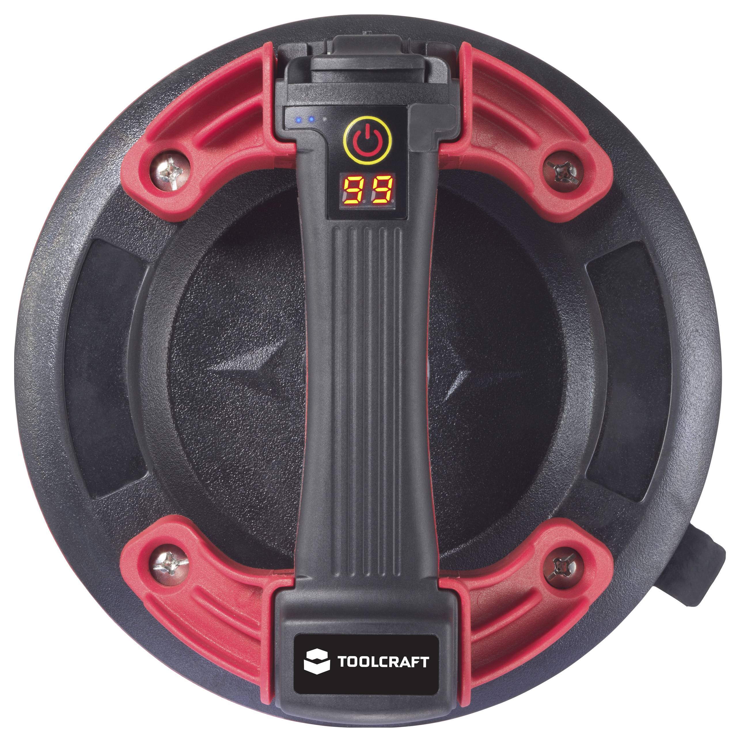 TOOLCRAFT TO-10182513 Бездротовий вакуумний підйомник. Максимальна вантажопідйомність 168 кг