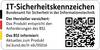 Oznaczenie bezpieczeństwa IT Federalnego Urzędu Bezpieczeństwa Informatycznego; Kod QR prowadzi do bsi.bund.de/it-sik/05016.