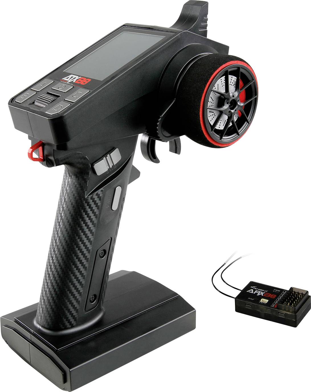 Передавач Amewi ATXB8 2,4 ГГц пістолетного типу. Кількість каналів: 8. Включає приймач.