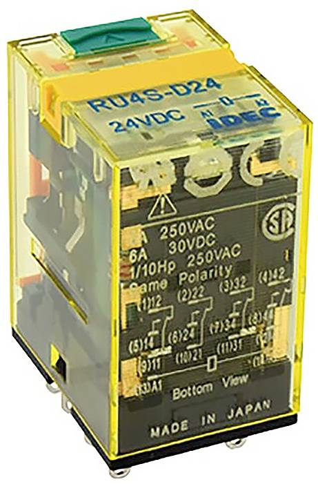 Промислове реле Idec серії RU 220 В/AC 6 A 1 шт.