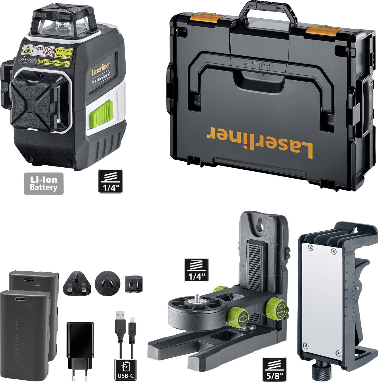 360° лазерний різак Laserliner MasterPlane-Laser 3G Pro 031.410L